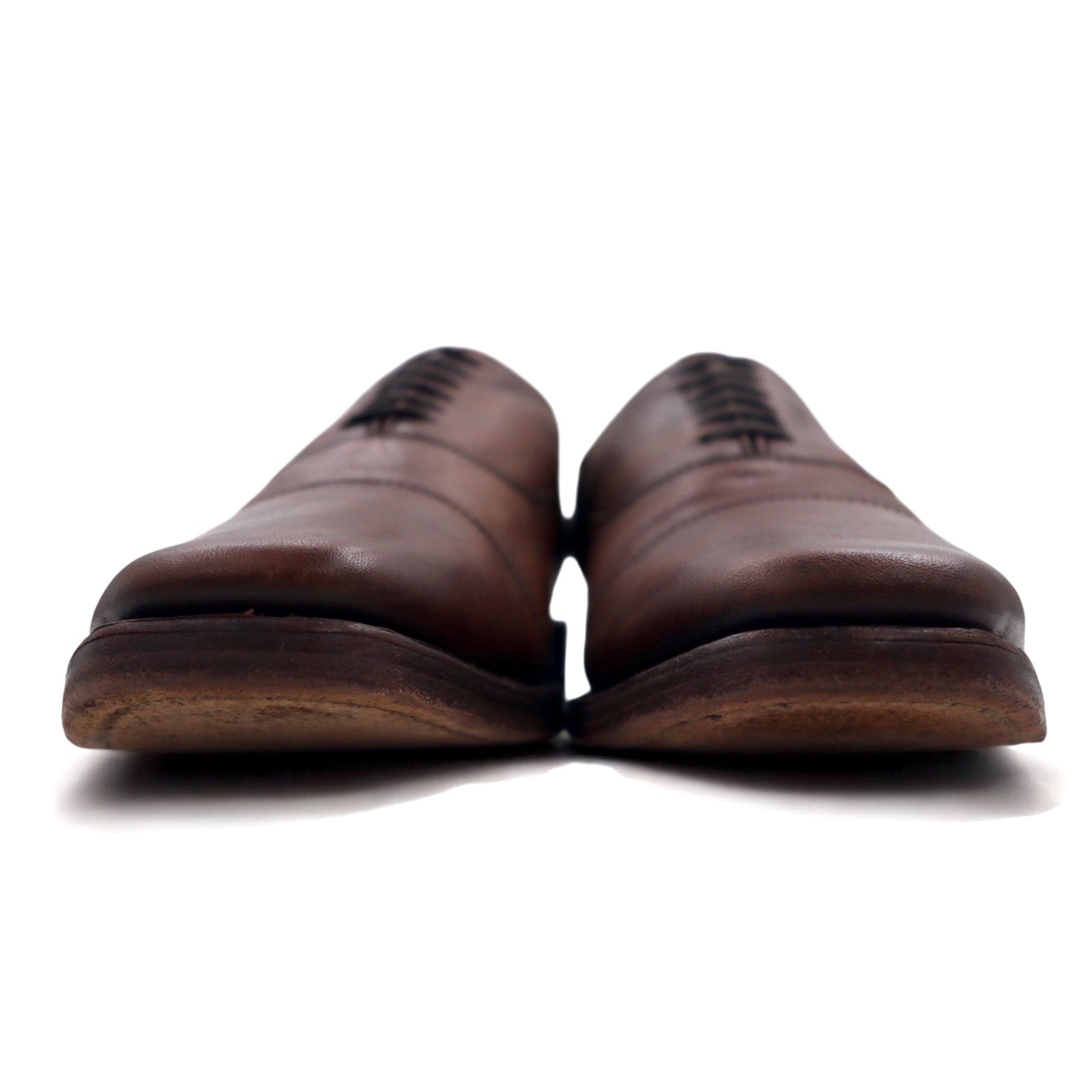 Thursday Boot Company Scarpe stringate Oxford cap-toe 28 cm in pelle marrone Edizione limitata Design newyorkese HAND CRAFTED Fabbricate in Messico