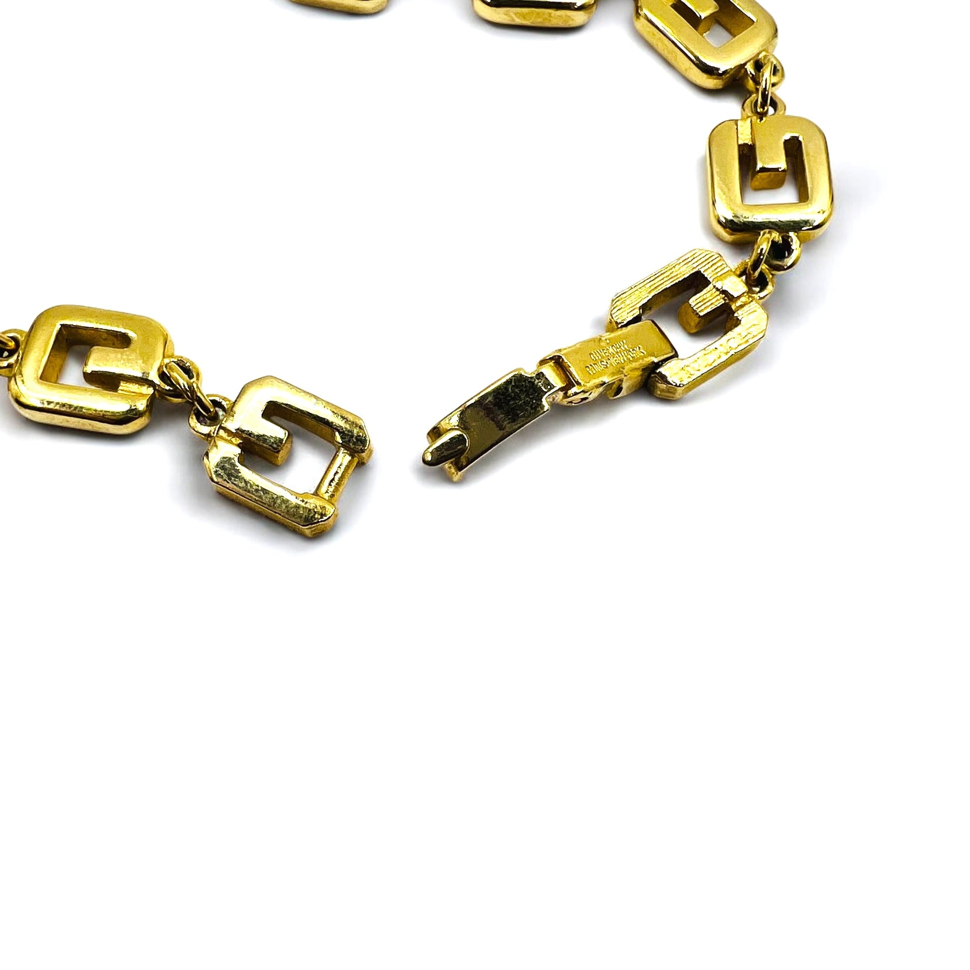GIVENCHY Bracciale vintage con logo color oro