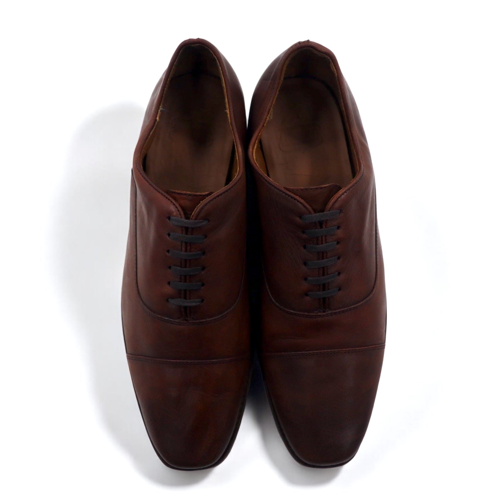 Thursday Boot Company Scarpe stringate Oxford cap-toe 28 cm in pelle marrone Edizione limitata Design newyorkese HAND CRAFTED Fabbricate in Messico