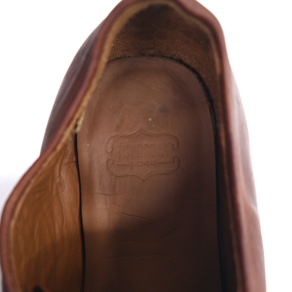 Thursday Boot Company Scarpe stringate Oxford cap-toe 28 cm in pelle marrone Edizione limitata Design newyorkese HAND CRAFTED Fabbricate in Messico