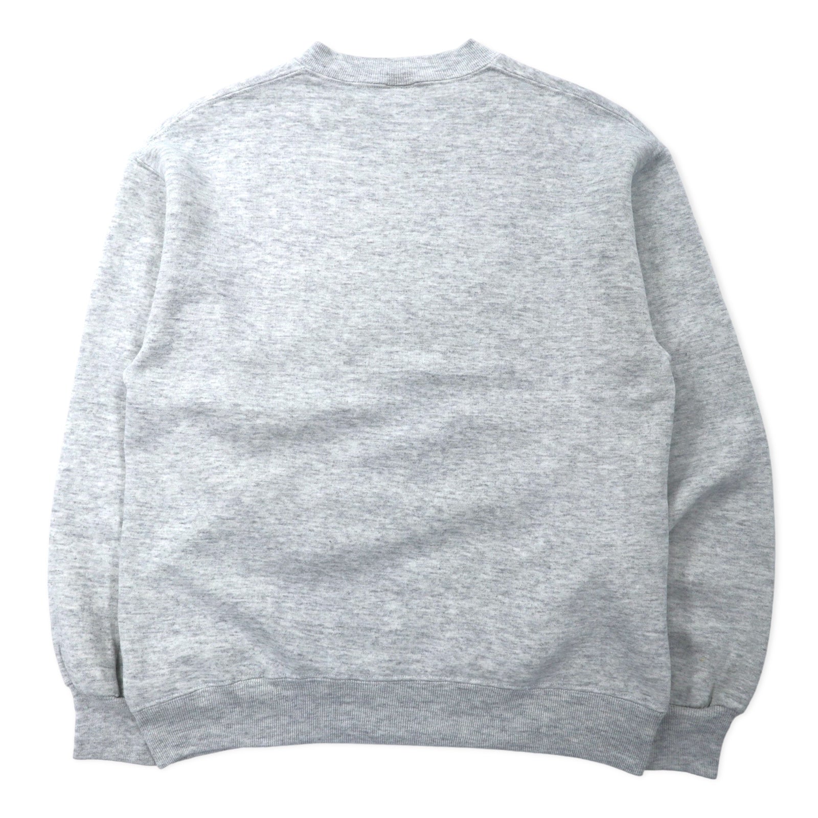 JERZEES Made in USA 90s SUPER SWEATS Stampa Union Jack Felpa M Grigio Cotone INGHILTERRA