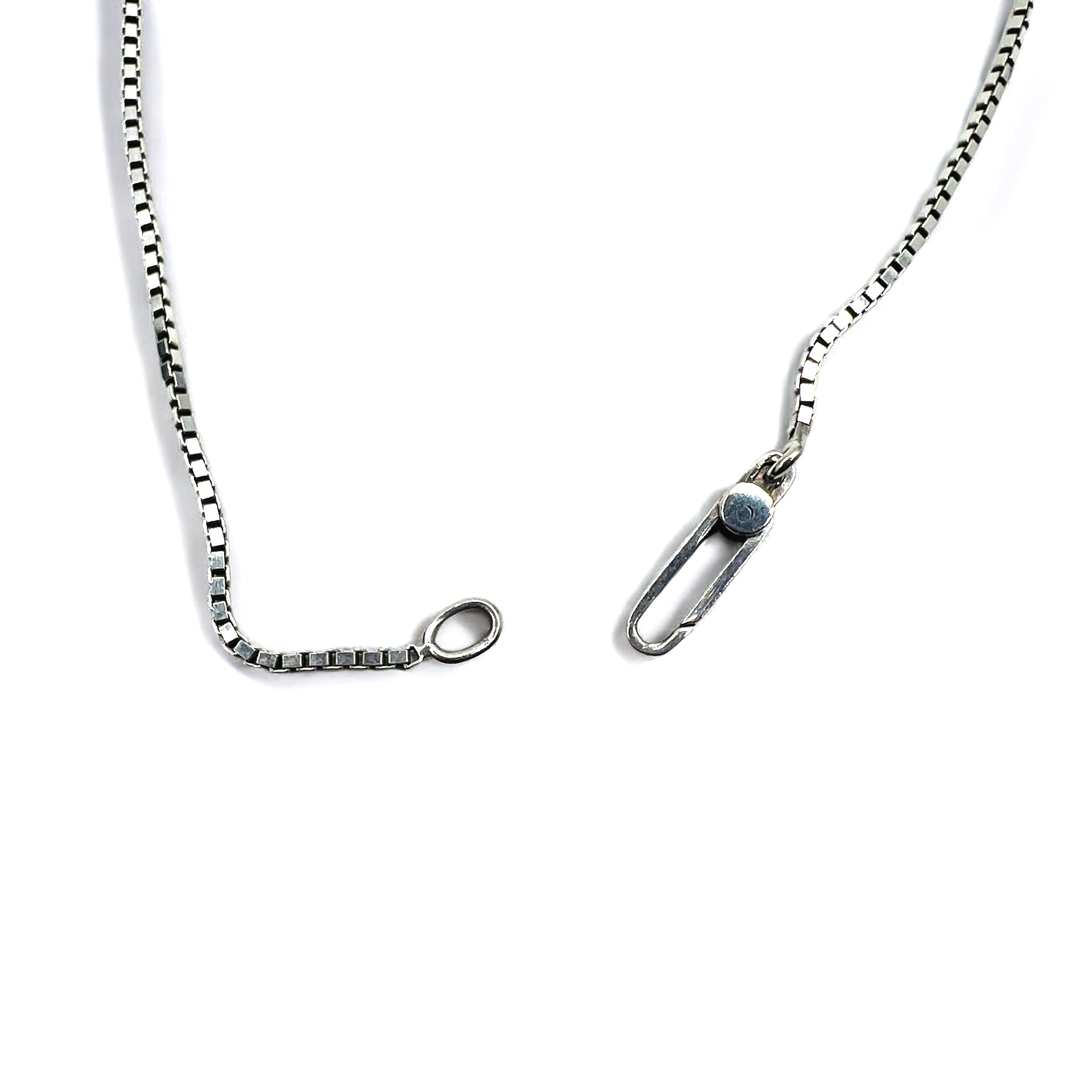 GUCCI Collana a croce aperta pendente in argento SV925 croce 3D, made in Italy