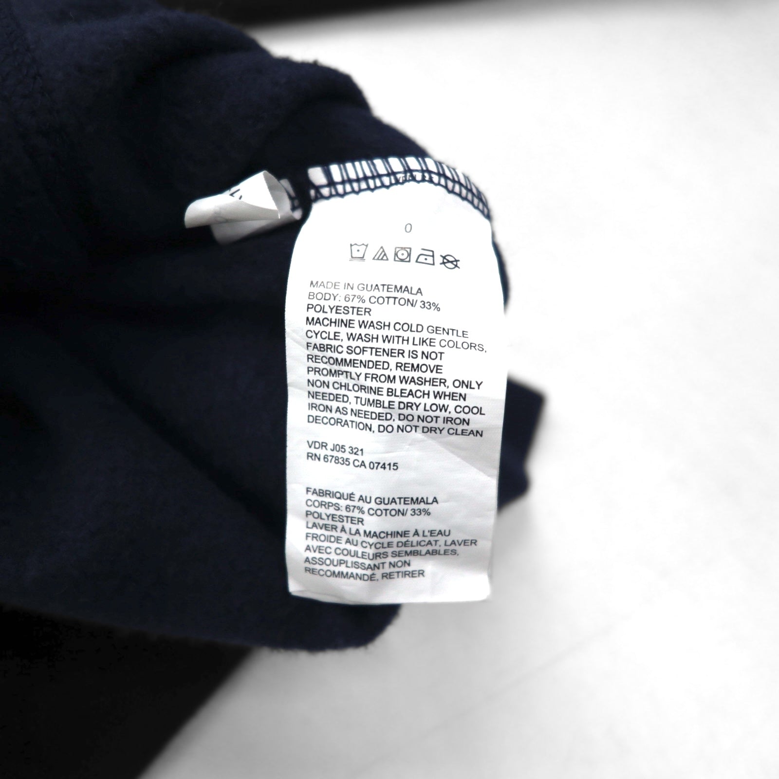 NAUTICA Felpa Full Zip Taglia Grande 2XL Blu Scuro con Interno Felpato e Logo Ricamato