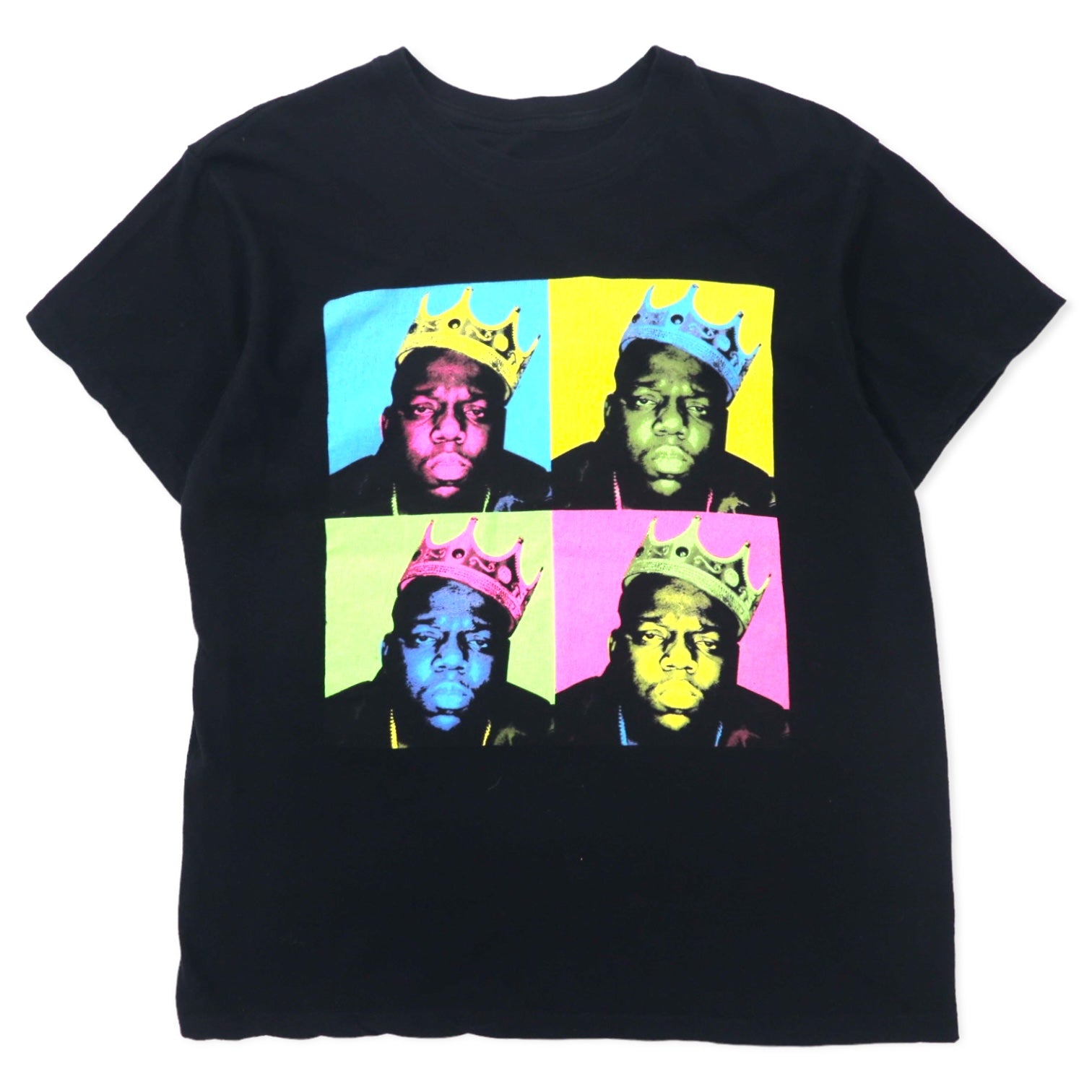 The Notorious B.I.G. Biggie Smalls Hip Hop Rap T-shirt M Nero Cotone Pop Art