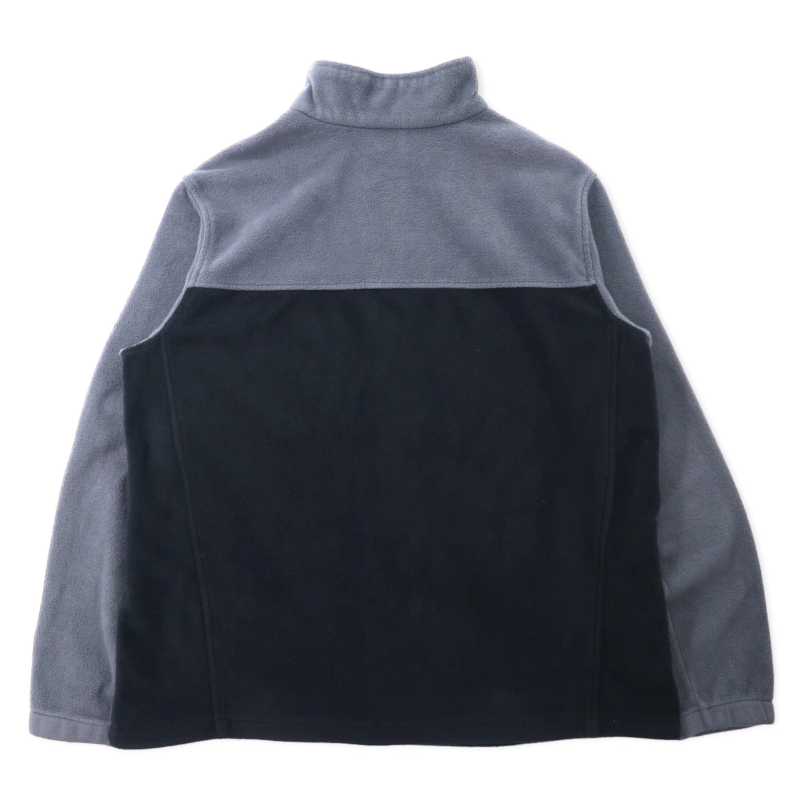 Giacca in pile con zip intera bicolore Columbia 2X Grigio Nero Poliestere XS1247