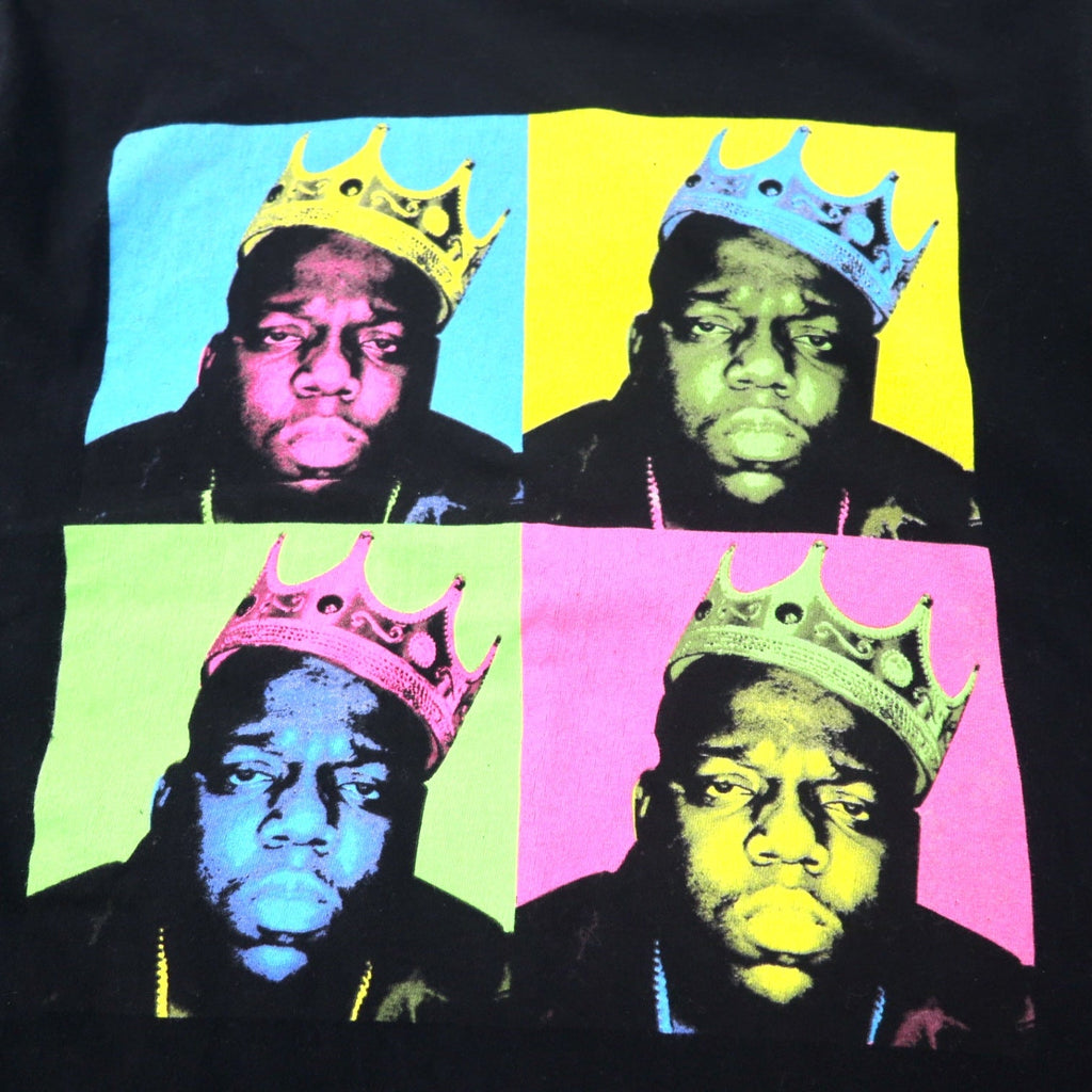 The Notorious B.I.G. Biggie Smalls Hip Hop Rap T-shirt M Nero Cotone Pop Art