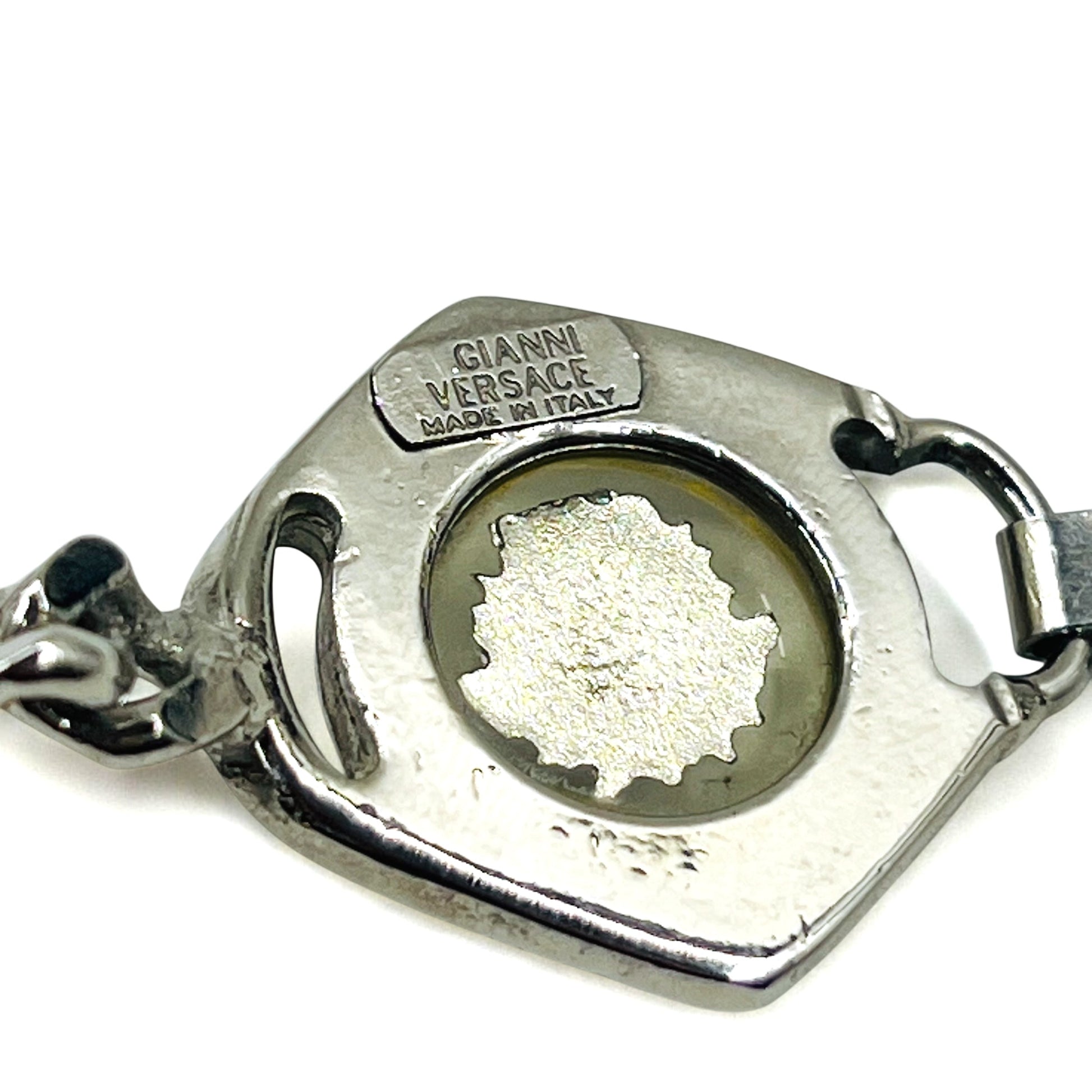 GIANNI VERSACE Bracciale vintage Medusa in argento, metallo, Made in Italy