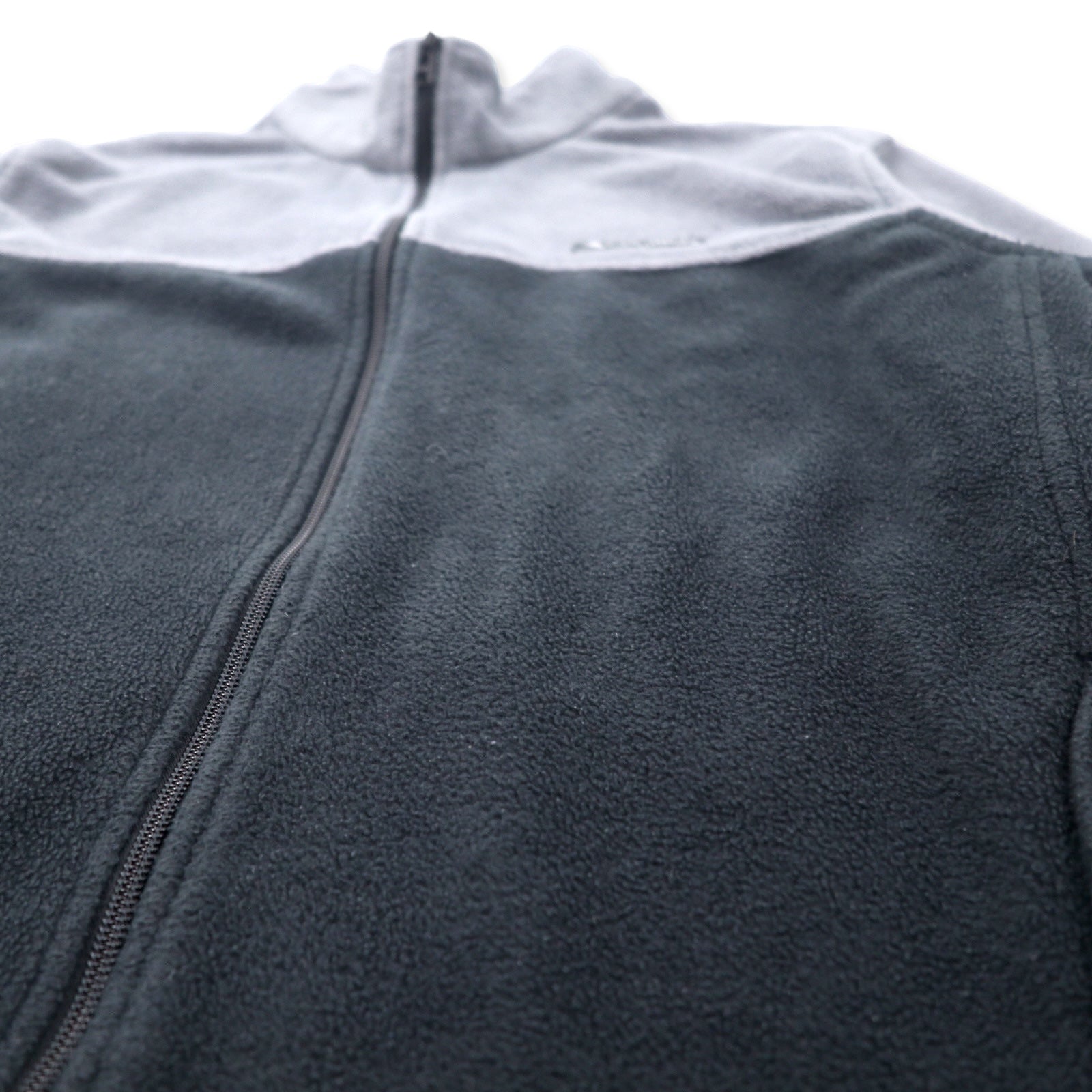Giacca in pile con zip intera bicolore Columbia 2X Grigio Nero Poliestere XS1247