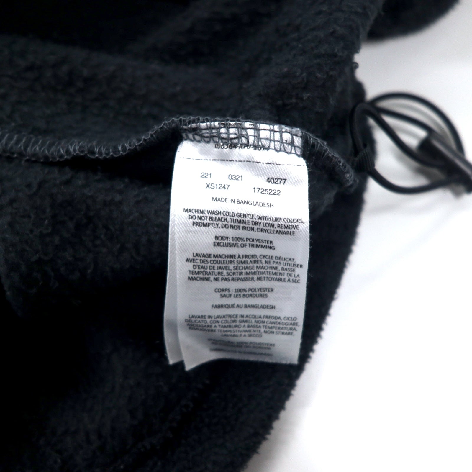Giacca in pile con zip intera bicolore Columbia 2X Grigio Nero Poliestere XS1247