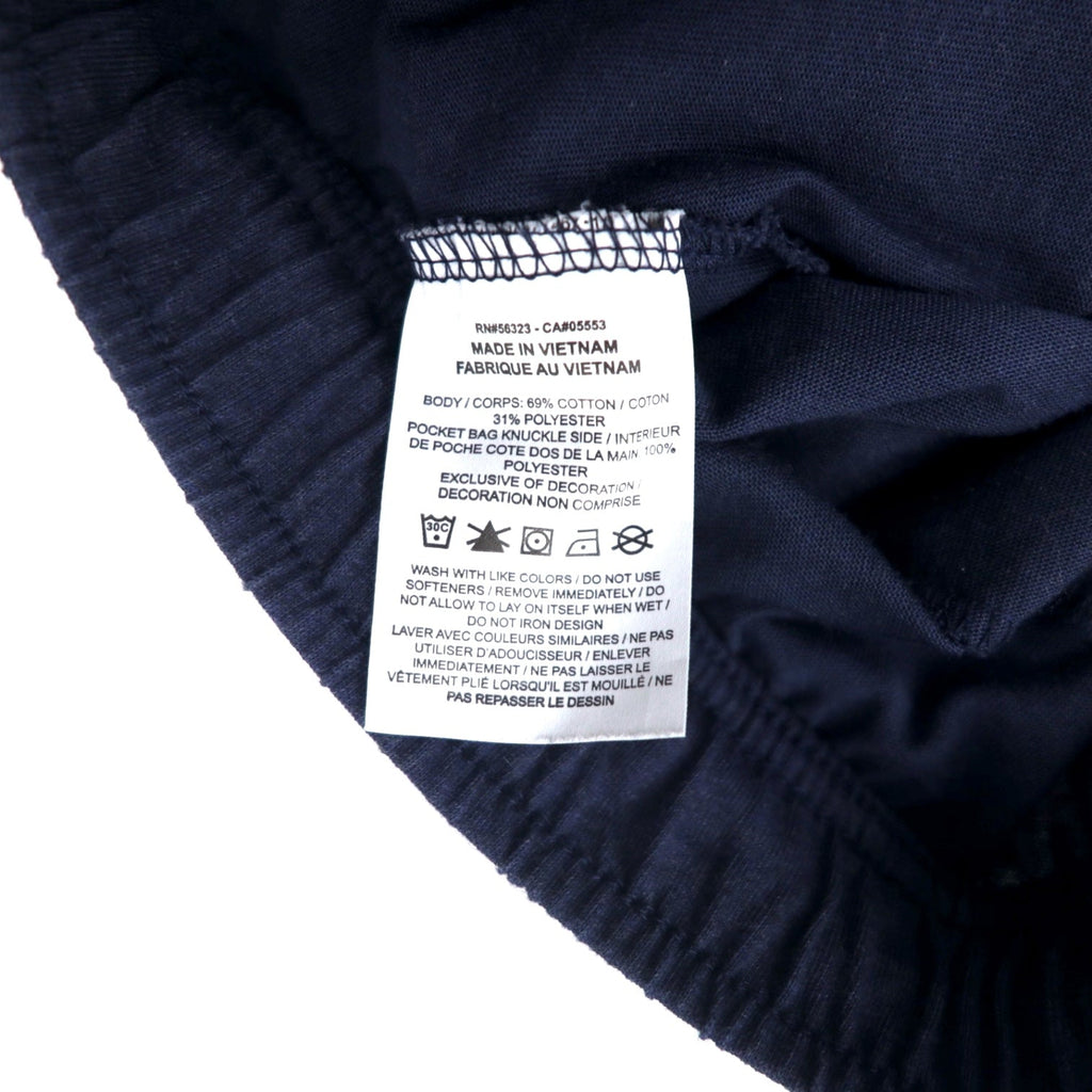 Nike Dri-FIT Pantaloncini da allenamento, lunghezza media, taglia XL, blu navy, in cotone, Dri-fit Training Gym Workout Cotton Blend Shorts CJ2044-473