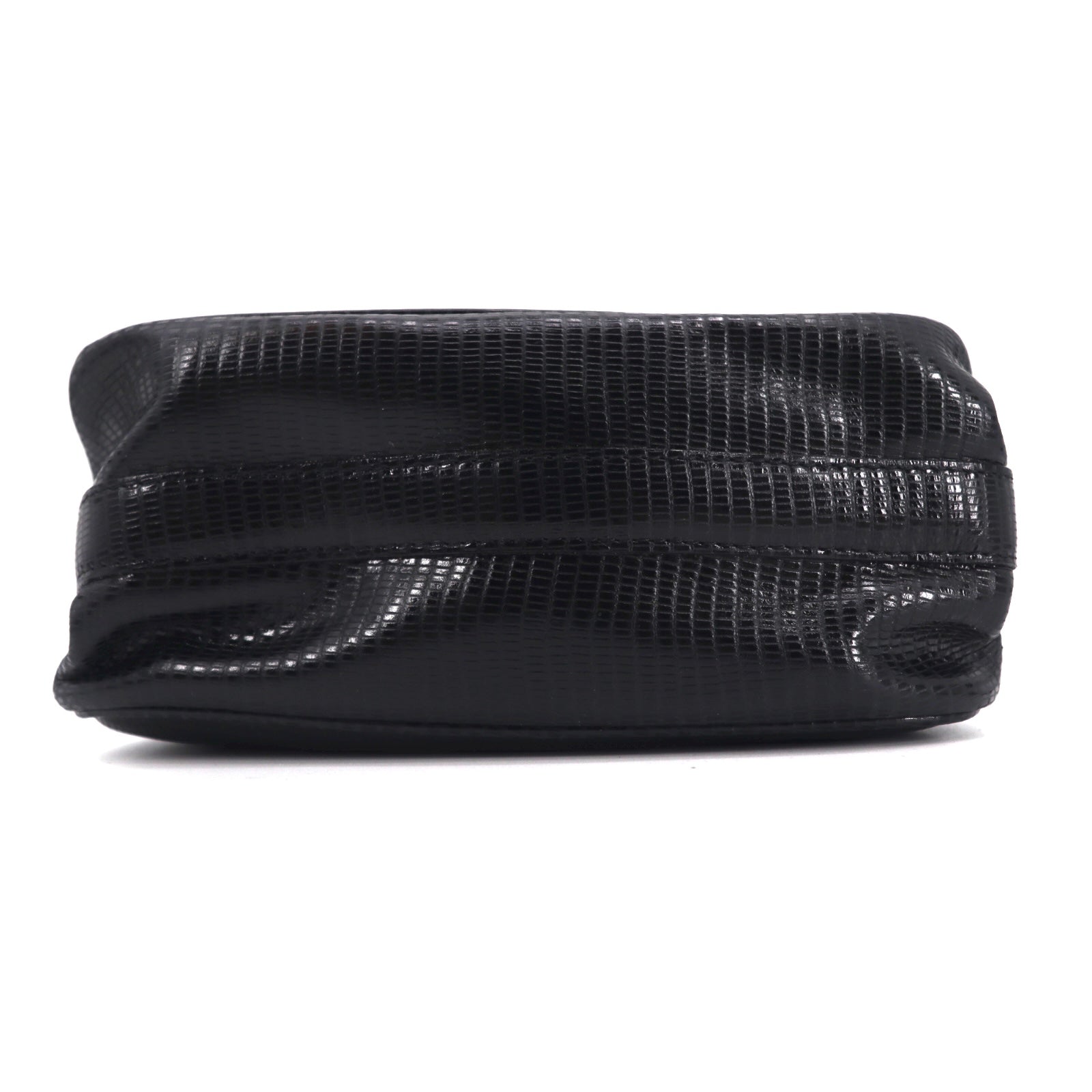 BOTTEGA VENETA ショルダーバッグ ブラック レザー型押し 未使用品