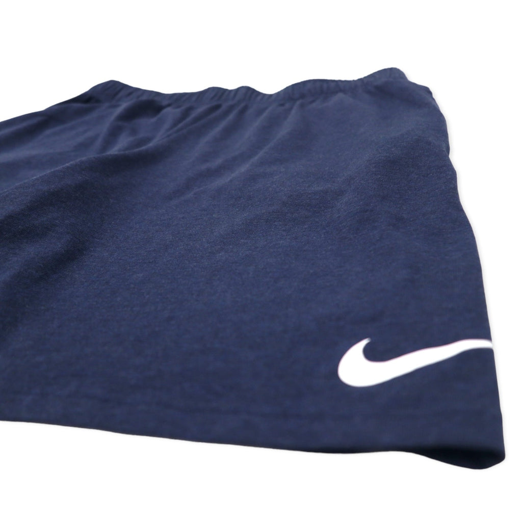 Nike Dri-FIT Pantaloncini da allenamento, lunghezza media, taglia XL, blu navy, in cotone, Dri-fit Training Gym Workout Cotton Blend Shorts CJ2044-473