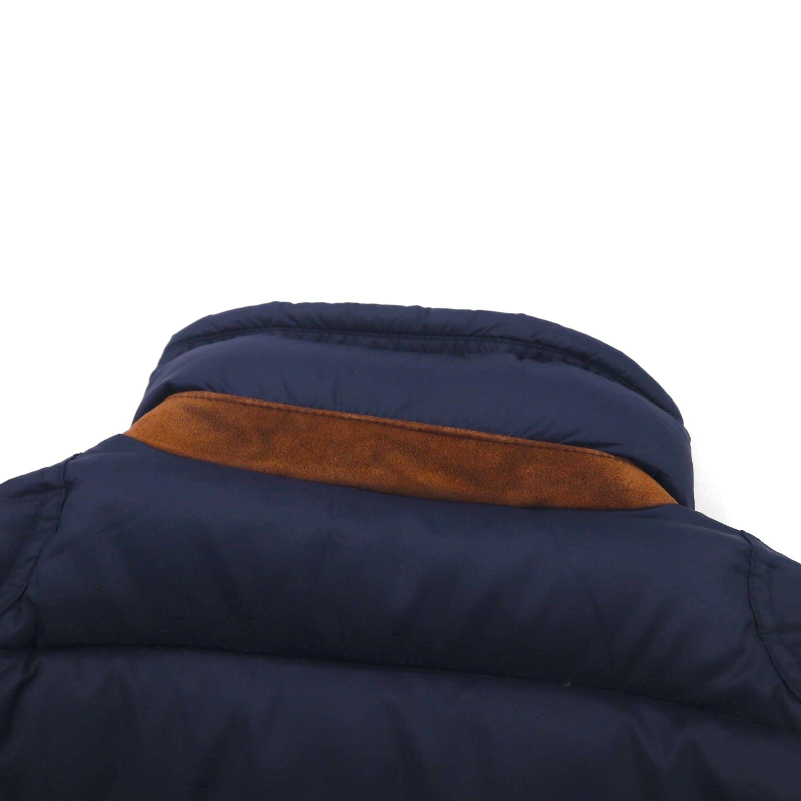Polo Ralph Lauren ダウンジャケット XL ネイビー チンストラップ 胸ポケット スタンドカラー