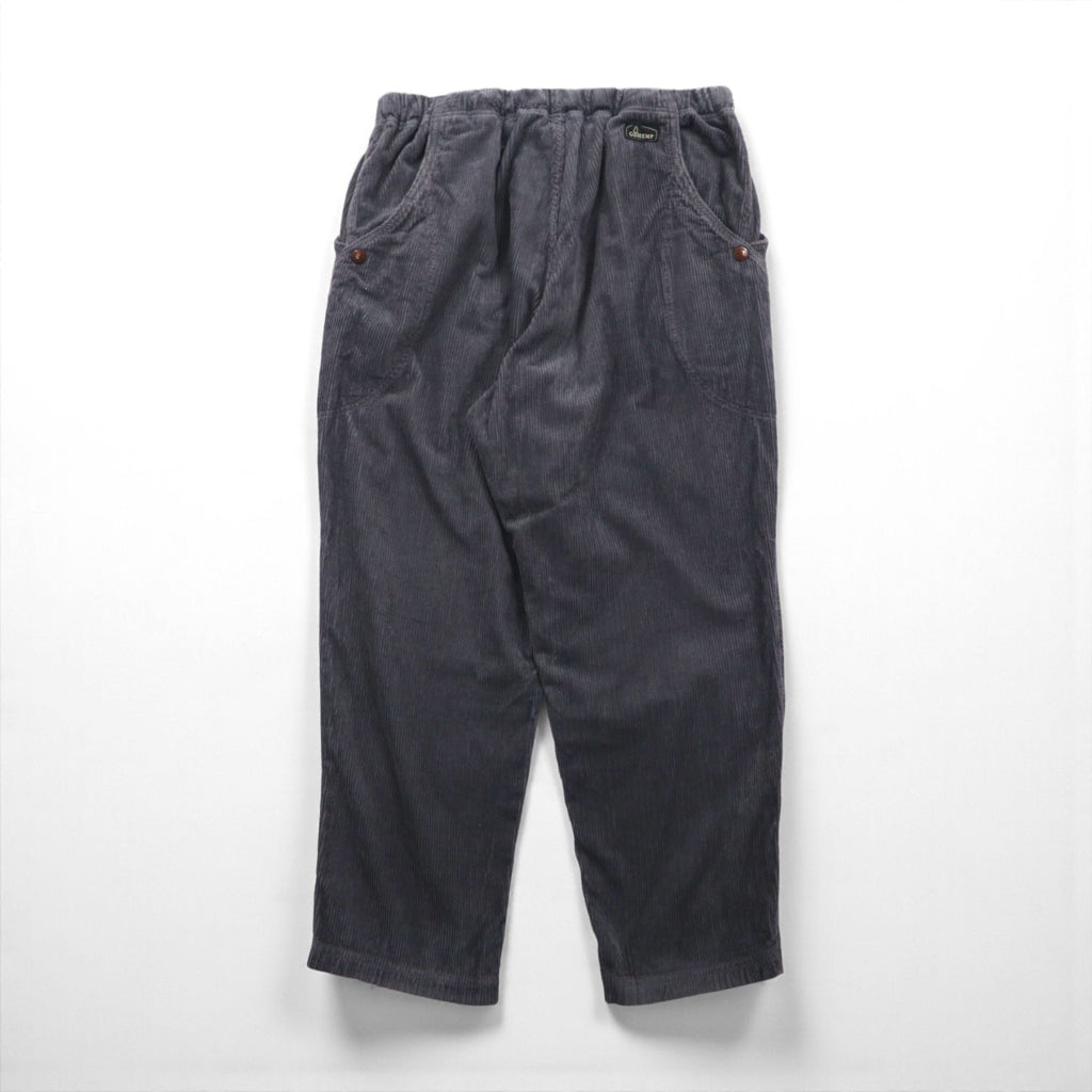 GOHEMP コーデュロイ イージーパンツ HIGH EXPLORER PANTS アウトドア クライミングパンツ L グレー テーパード ルーズシルエット