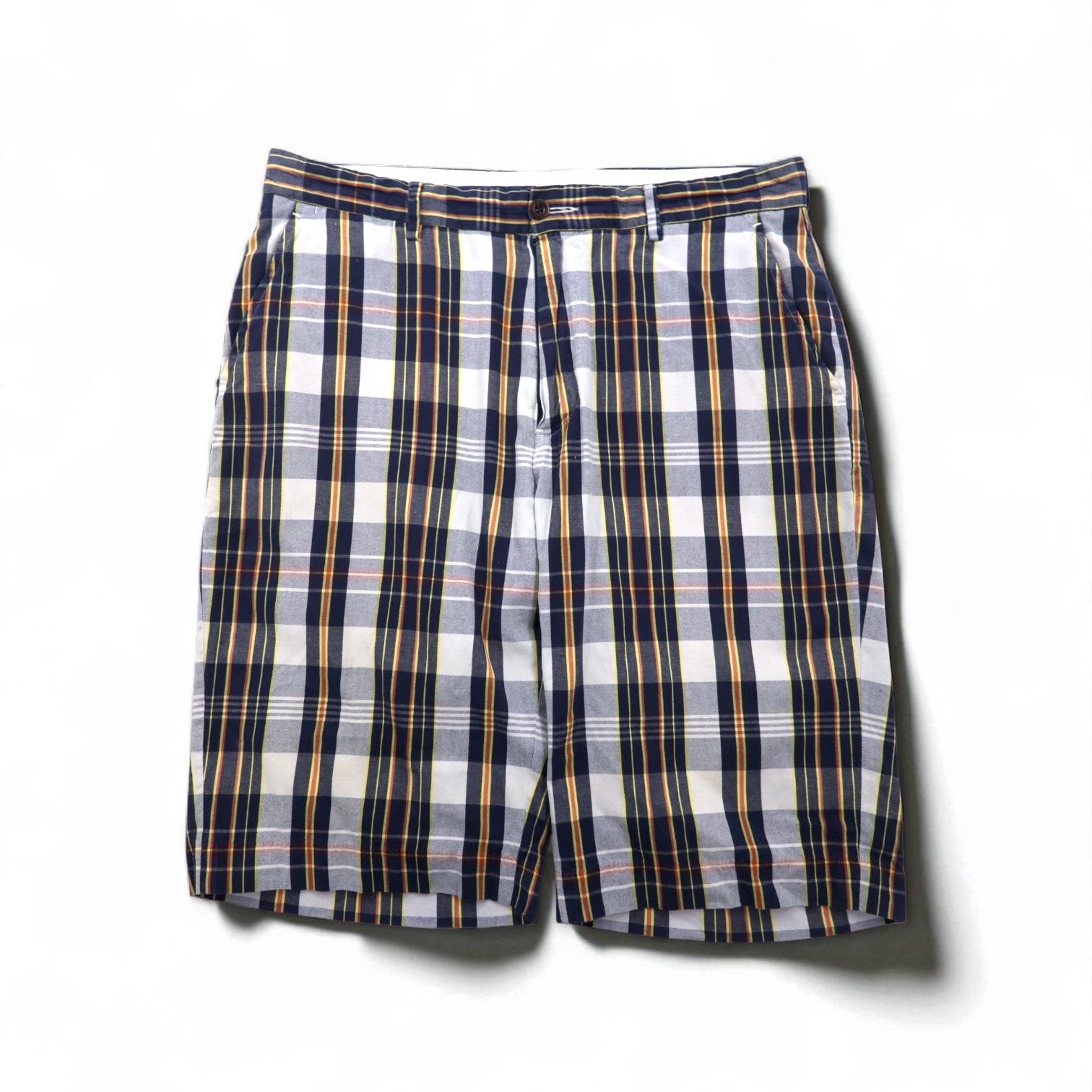 Polo by Ralph Lauren anni '90 pantaloncini corti M blu navy a quadri cotone