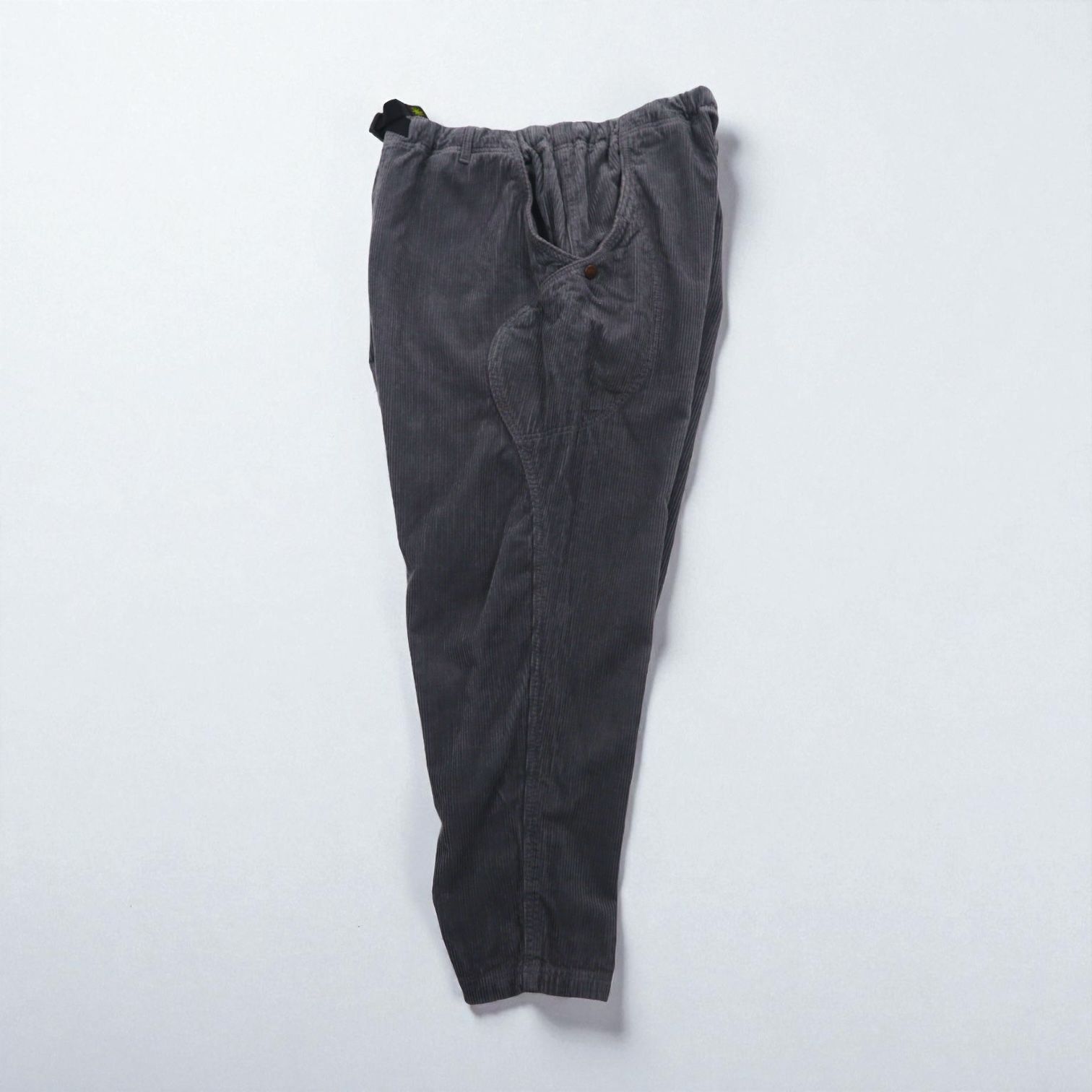 GOHEMP コーデュロイ イージーパンツ HIGH EXPLORER PANTS アウトドア クライミングパンツ L グレー テーパード ルーズシルエット