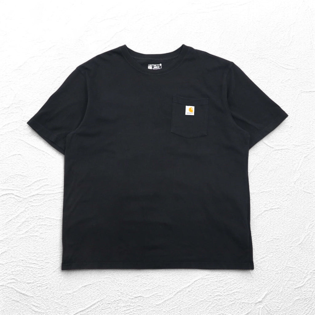 Carhartt T-shirt taschino taglio comodo XL LOOSE FIT nero cotone