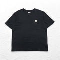 Carhartt T-shirt taschino taglio comodo XL LOOSE FIT nero cotone