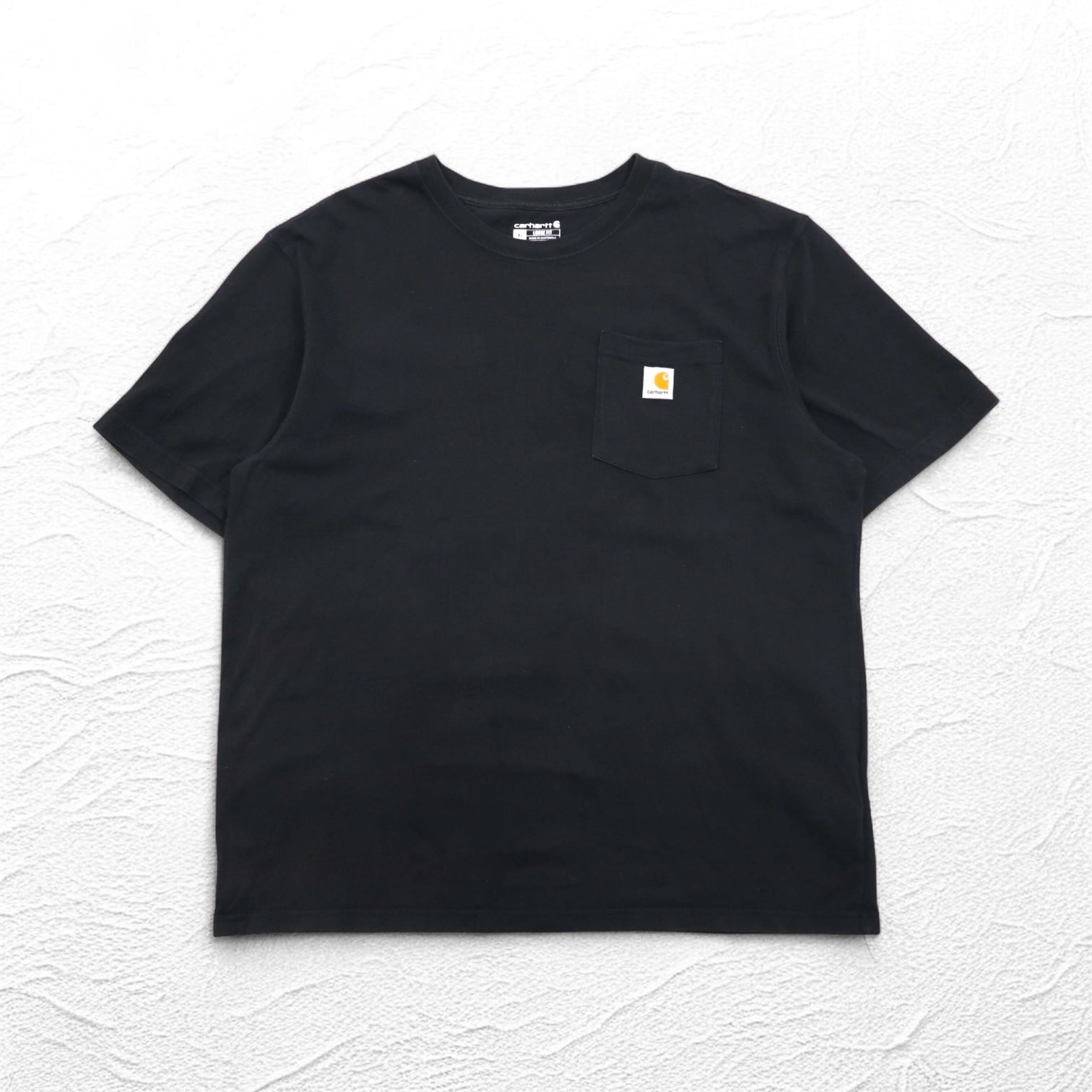 Carhartt T-shirt taschino taglio comodo XL LOOSE FIT nero cotone