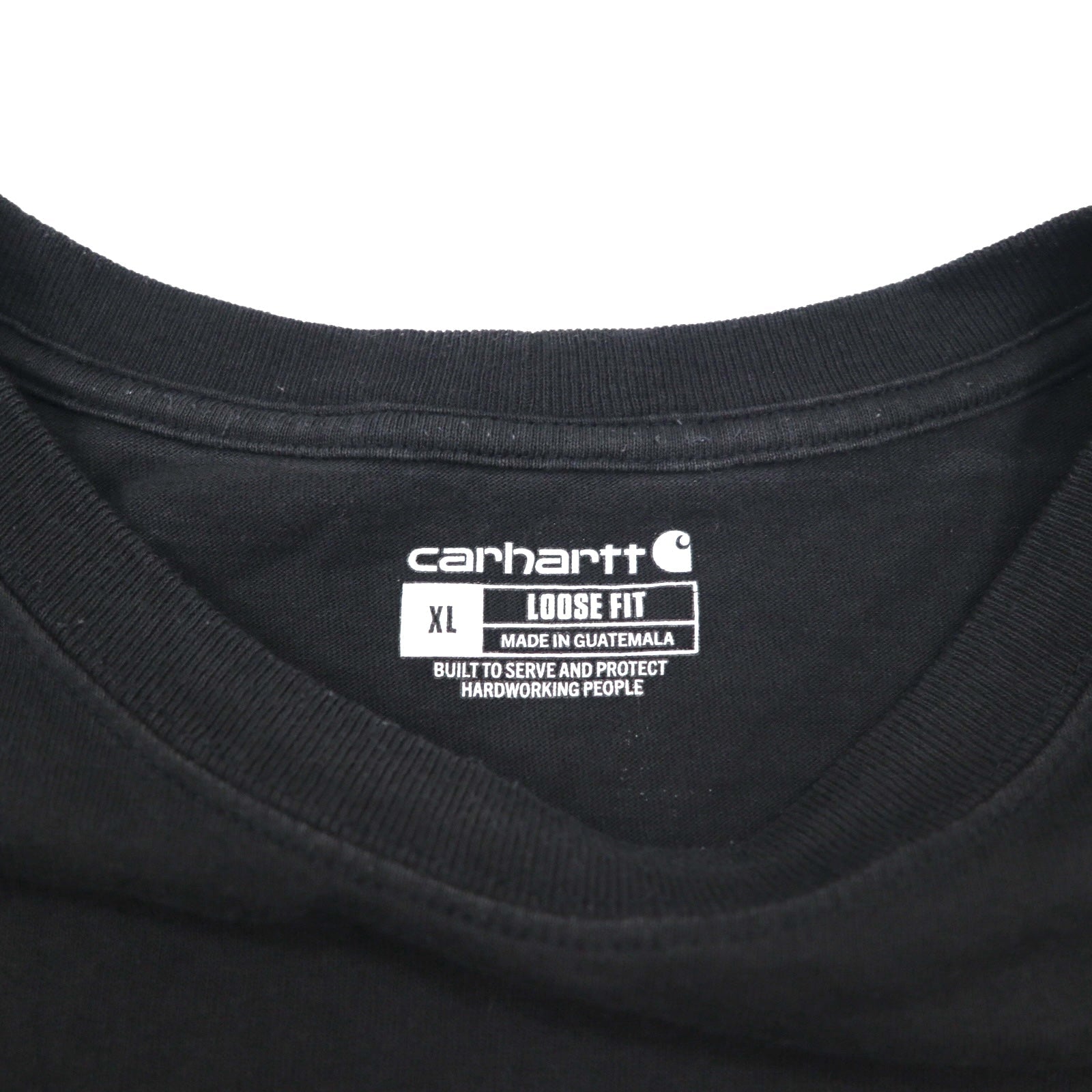Carhartt T-shirt taschino taglio comodo XL LOOSE FIT nero cotone