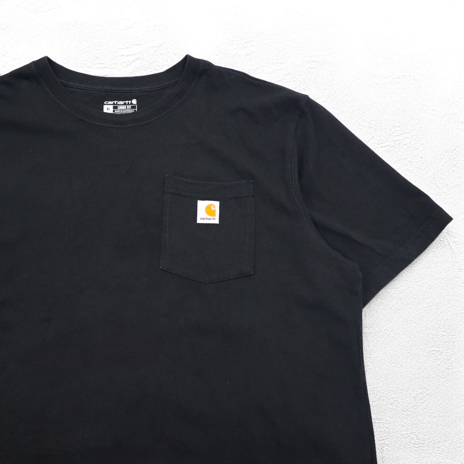 Carhartt T-shirt taschino taglio comodo XL LOOSE FIT nero cotone