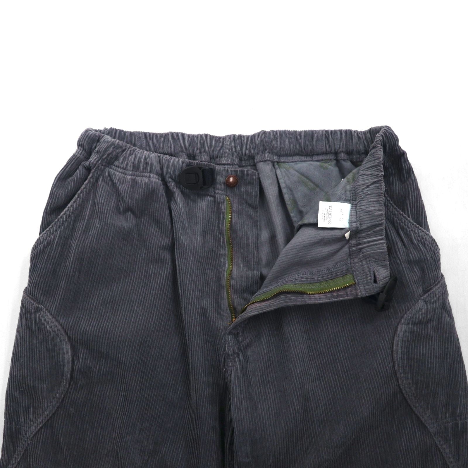 GOHEMP コーデュロイ イージーパンツ HIGH EXPLORER PANTS アウトドア クライミングパンツ L グレー テーパード ルーズシルエット