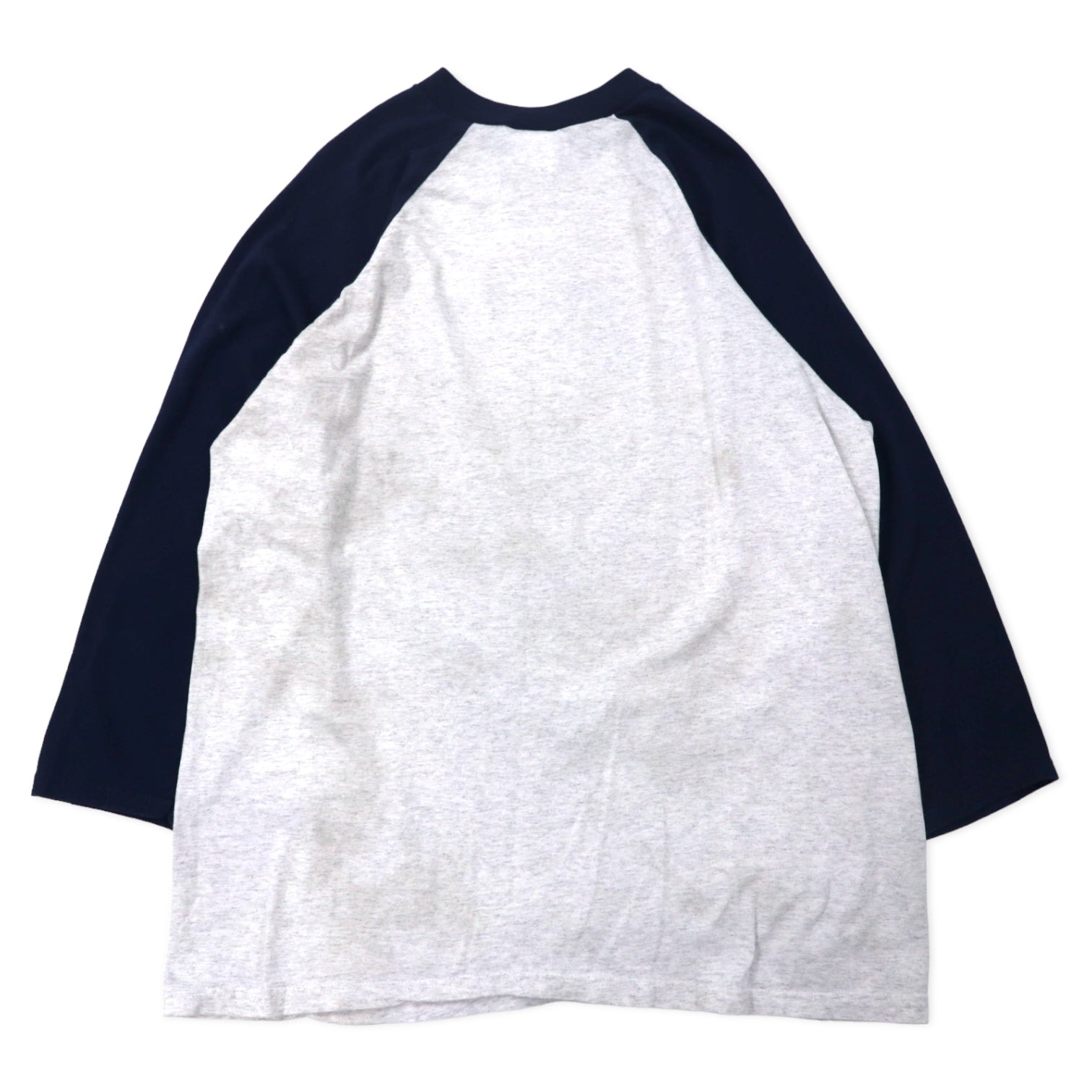 T-shirt a maniche raglan LOGO ATHLETIC MLB anni '90, Made in USA, XL, grigio navy, cotone, Mariners, taglia grande