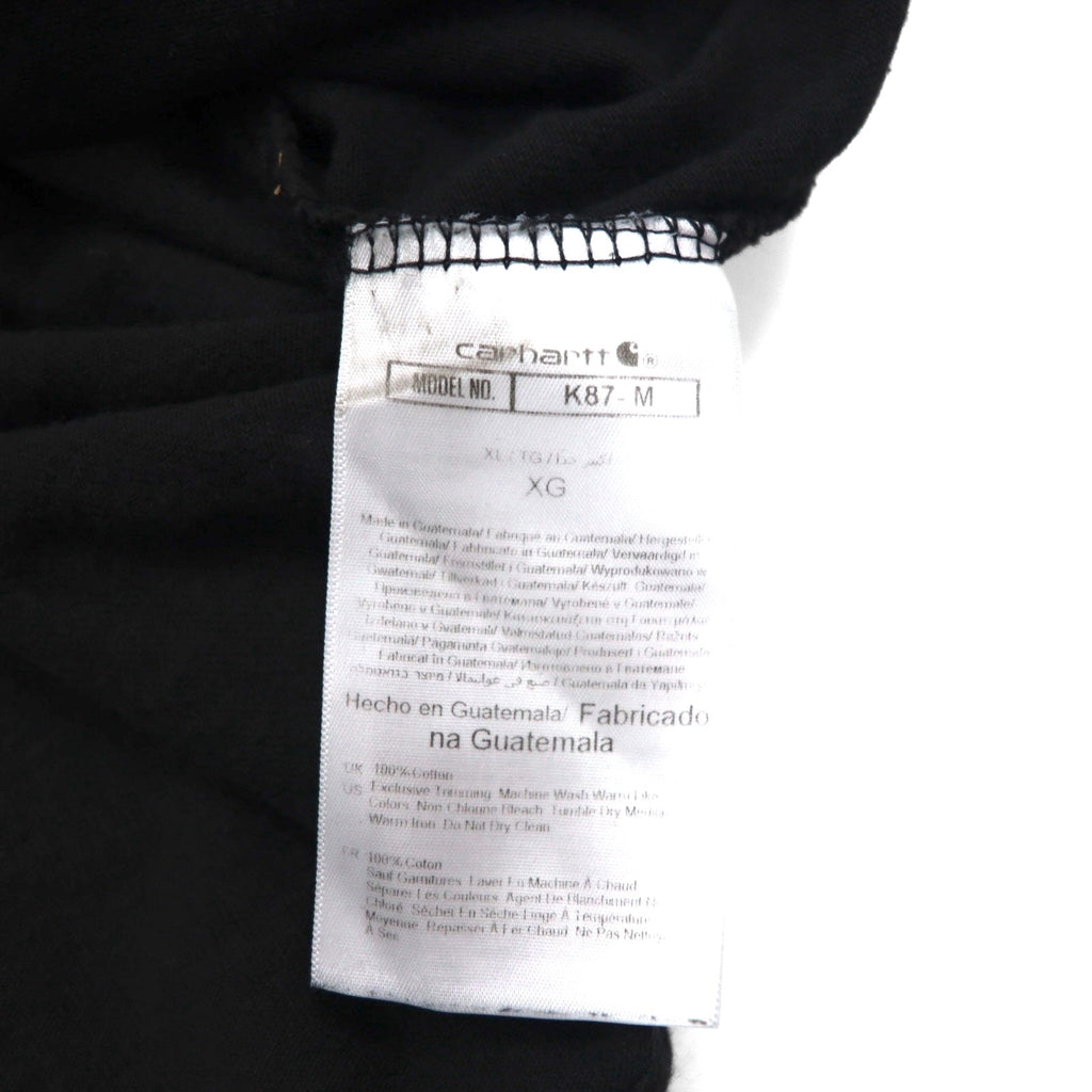 Carhartt T-shirt taschino taglio comodo XL LOOSE FIT nero cotone