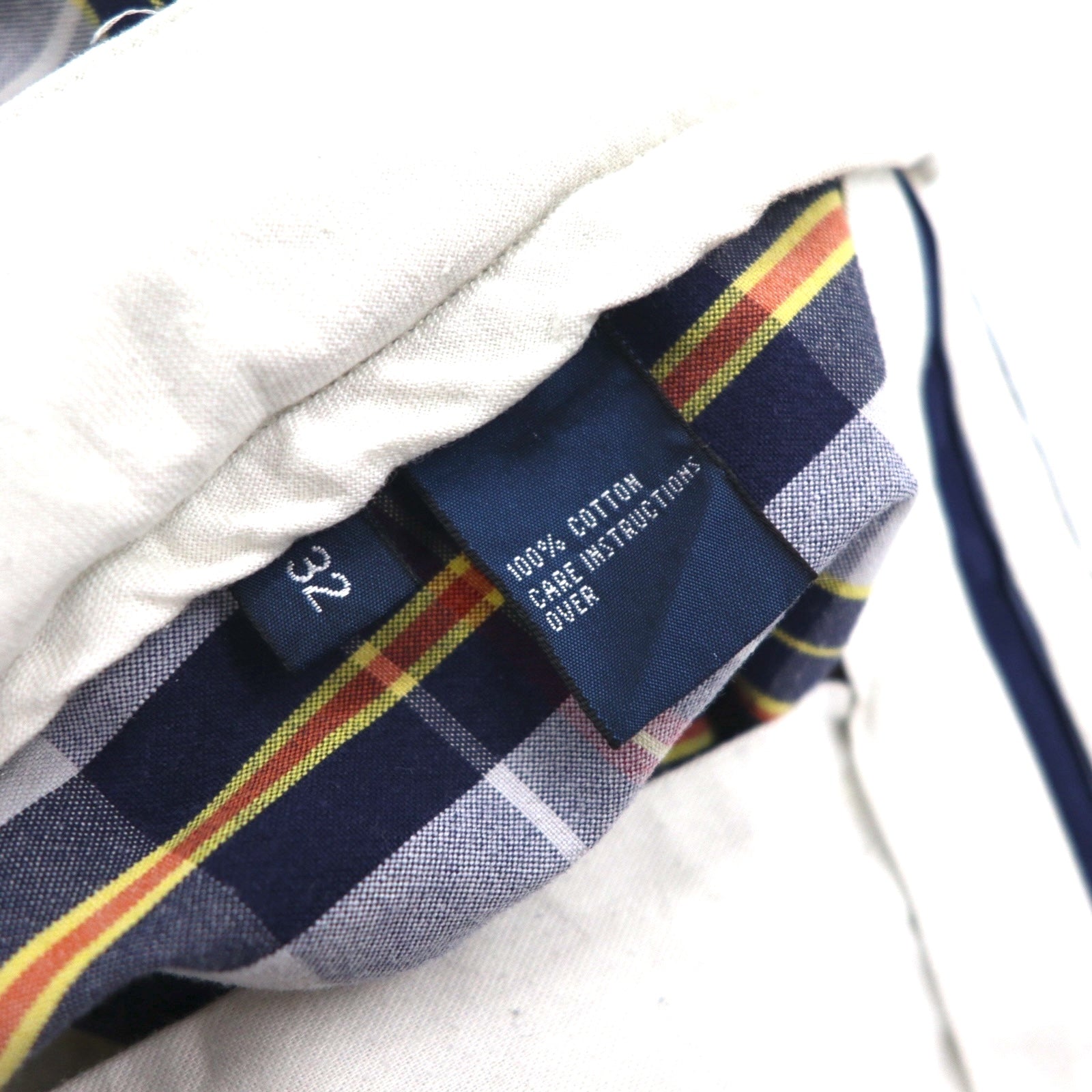 Polo by Ralph Lauren anni '90 pantaloncini corti M blu navy a quadri cotone