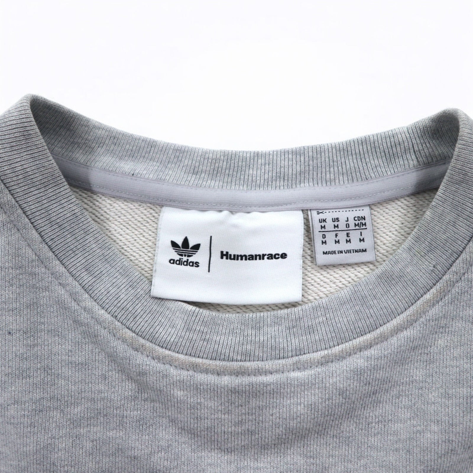 Humanrace (adidas Originals × Pharrell Williams) Felpa girocollo grigia XL BASIC CREWNECK HI5543
