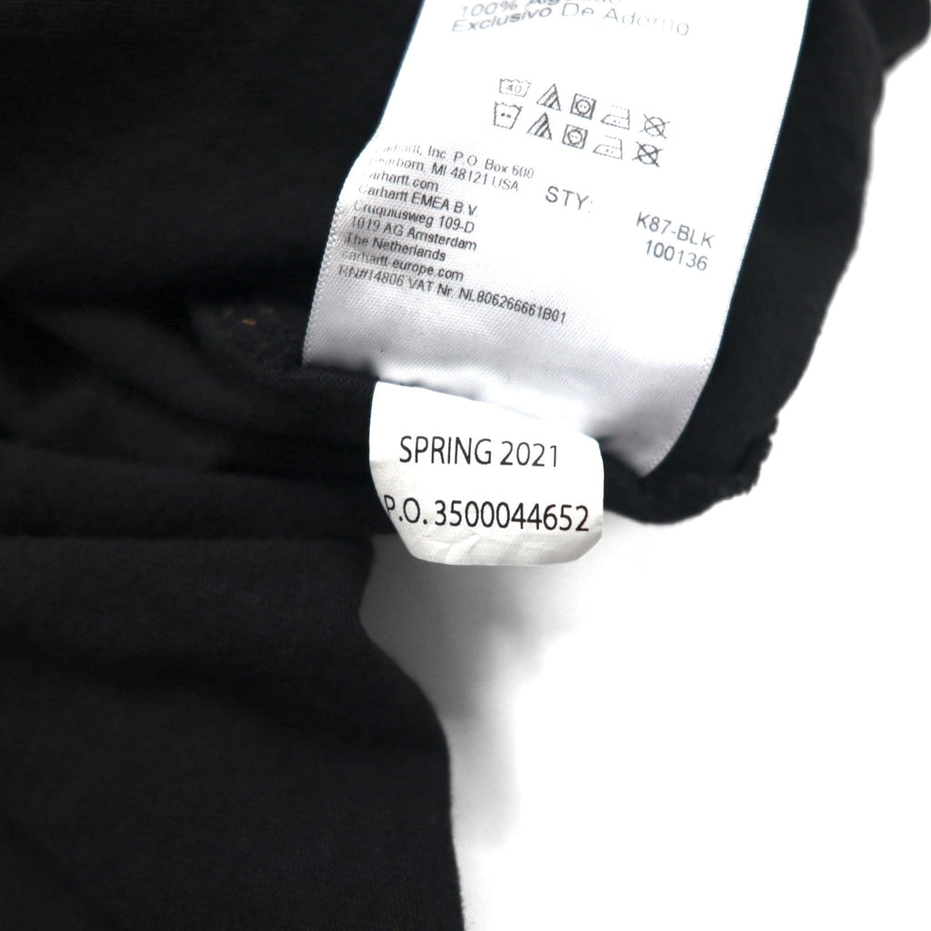 Carhartt T-shirt taschino taglio comodo XL LOOSE FIT nero cotone