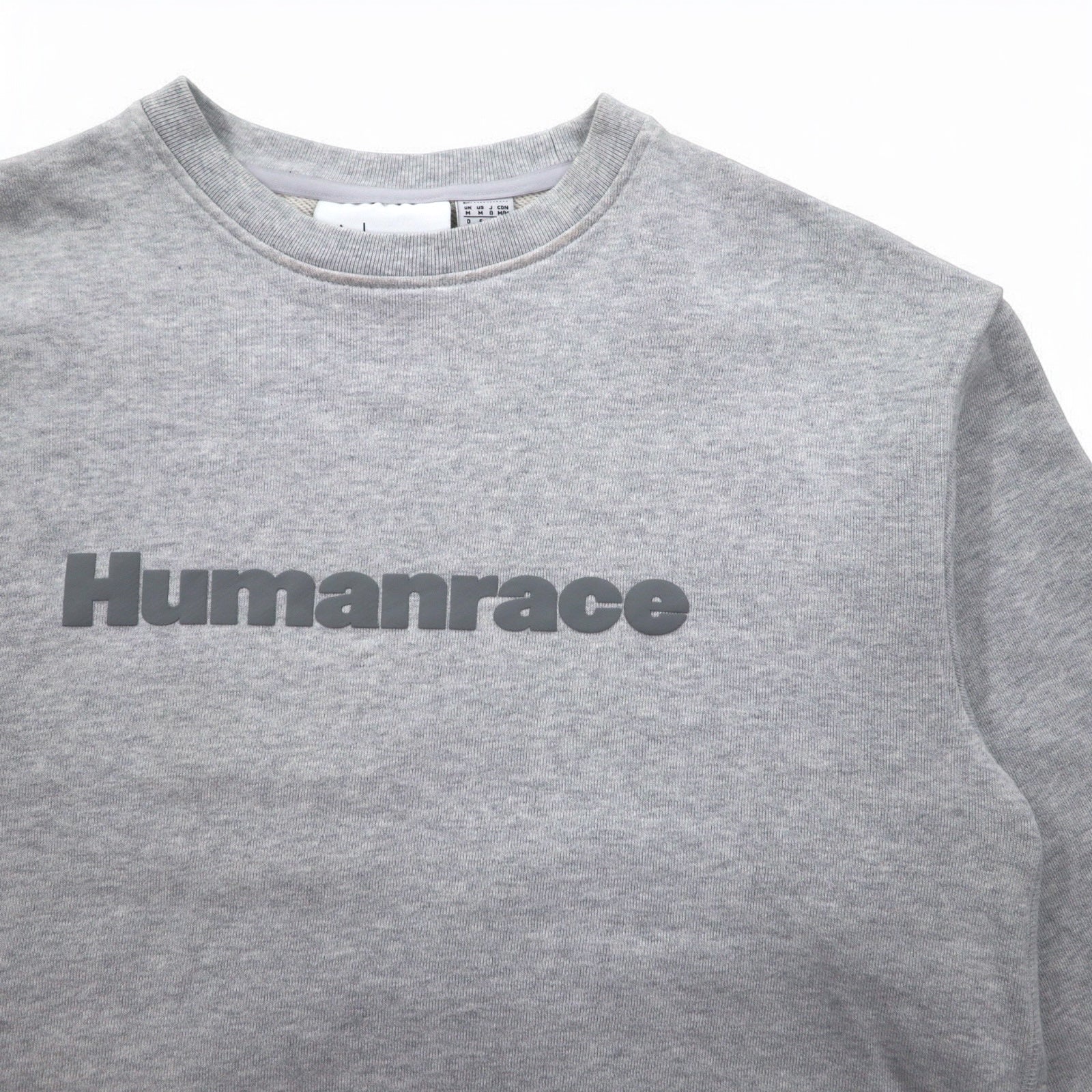 Humanrace (adidas Originals × Pharrell Williams) Felpa girocollo grigia XL BASIC CREWNECK HI5543