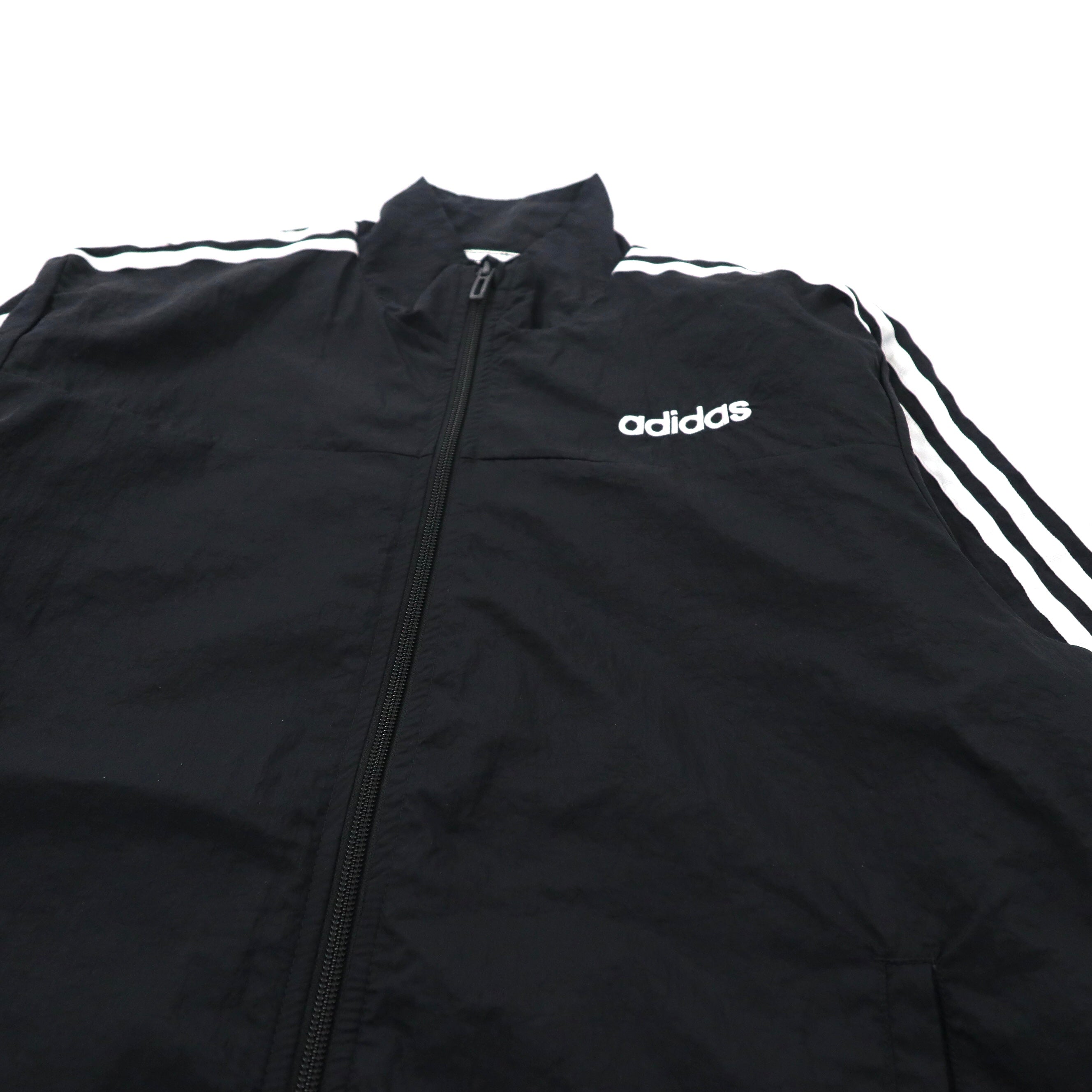adidas Tuta in tessuto set completo tuta sportiva M nero nylon 3 strisce logo ricamato GL7467