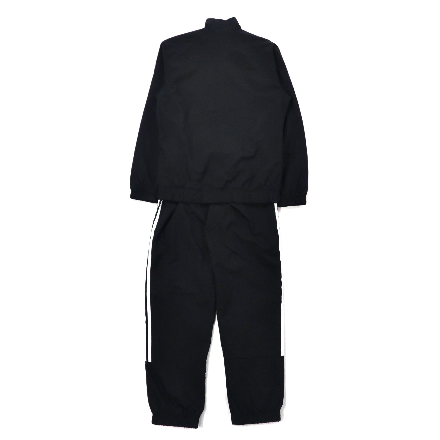 adidas Tuta in tessuto set completo tuta sportiva M nero nylon 3 strisce logo ricamato GL7467