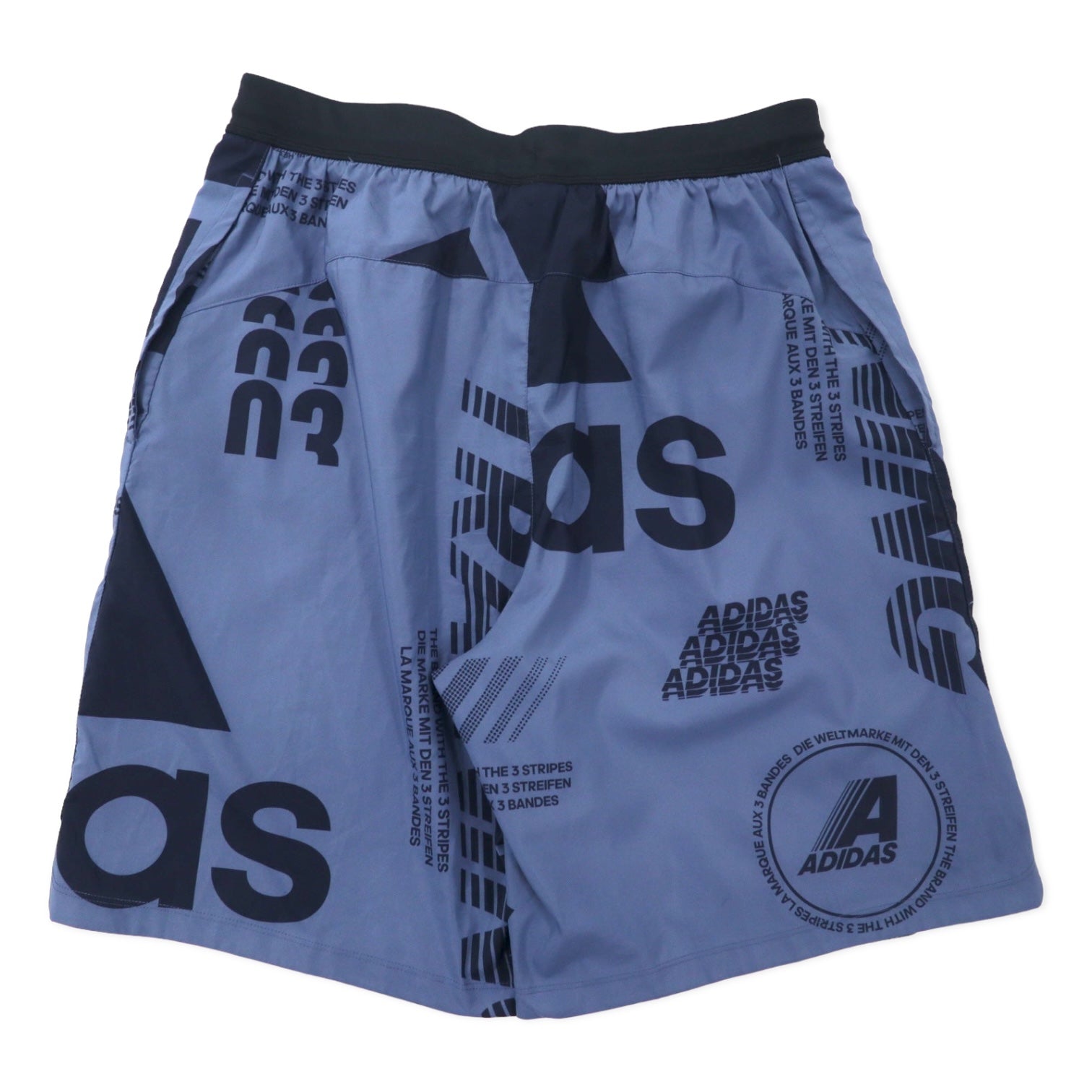 adidas Pantaloncini da calcio, pantaloncini corti 2XO, blu navy, poliestere, fantasia, taglia USA