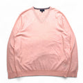 BROOKS BROTHERS Maglione a V in cotone Supima, taglia XL, beige