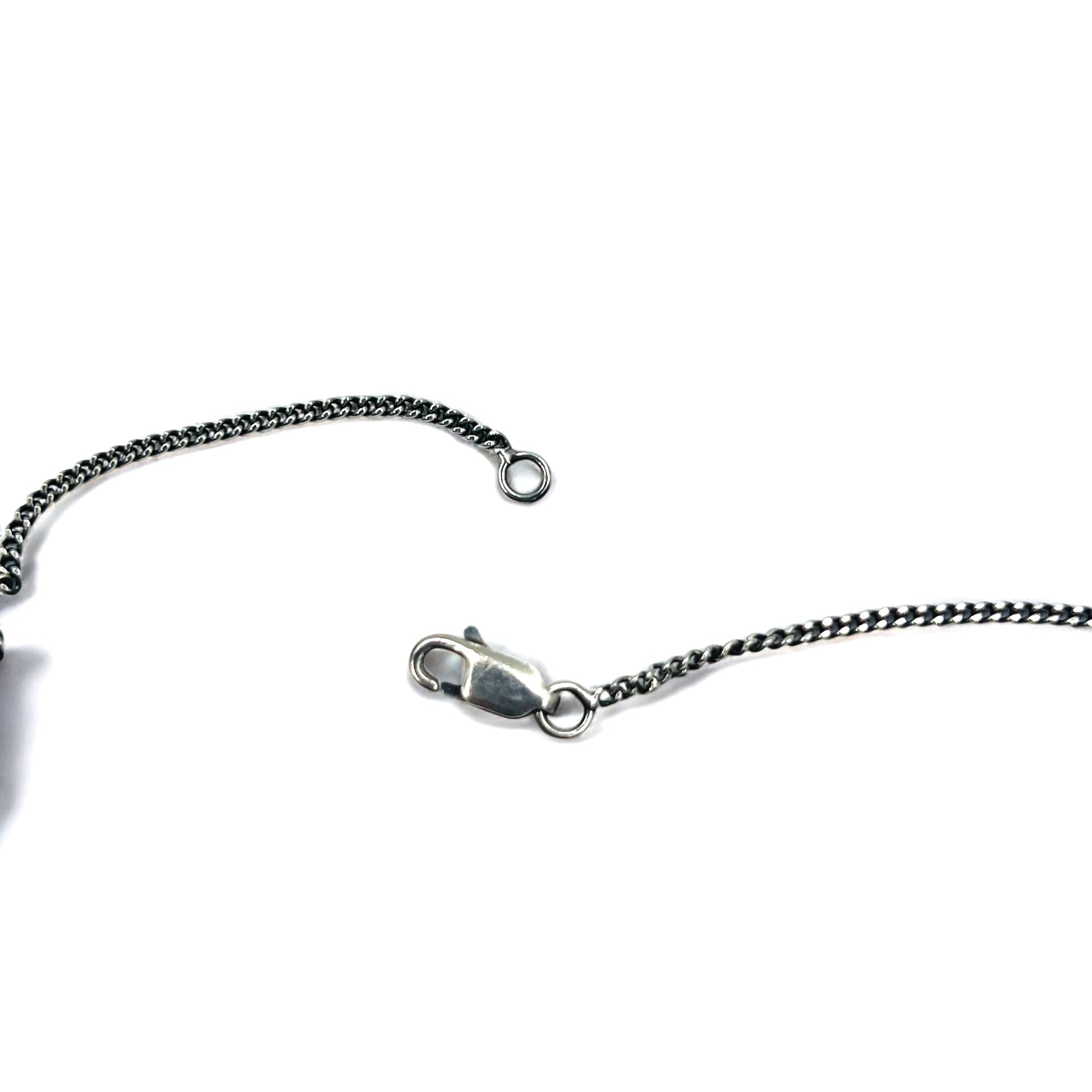 GUCCI - Collana/Girocollo con ciondolo a croce "Fancy" in argento sterling 925, Made in Italy