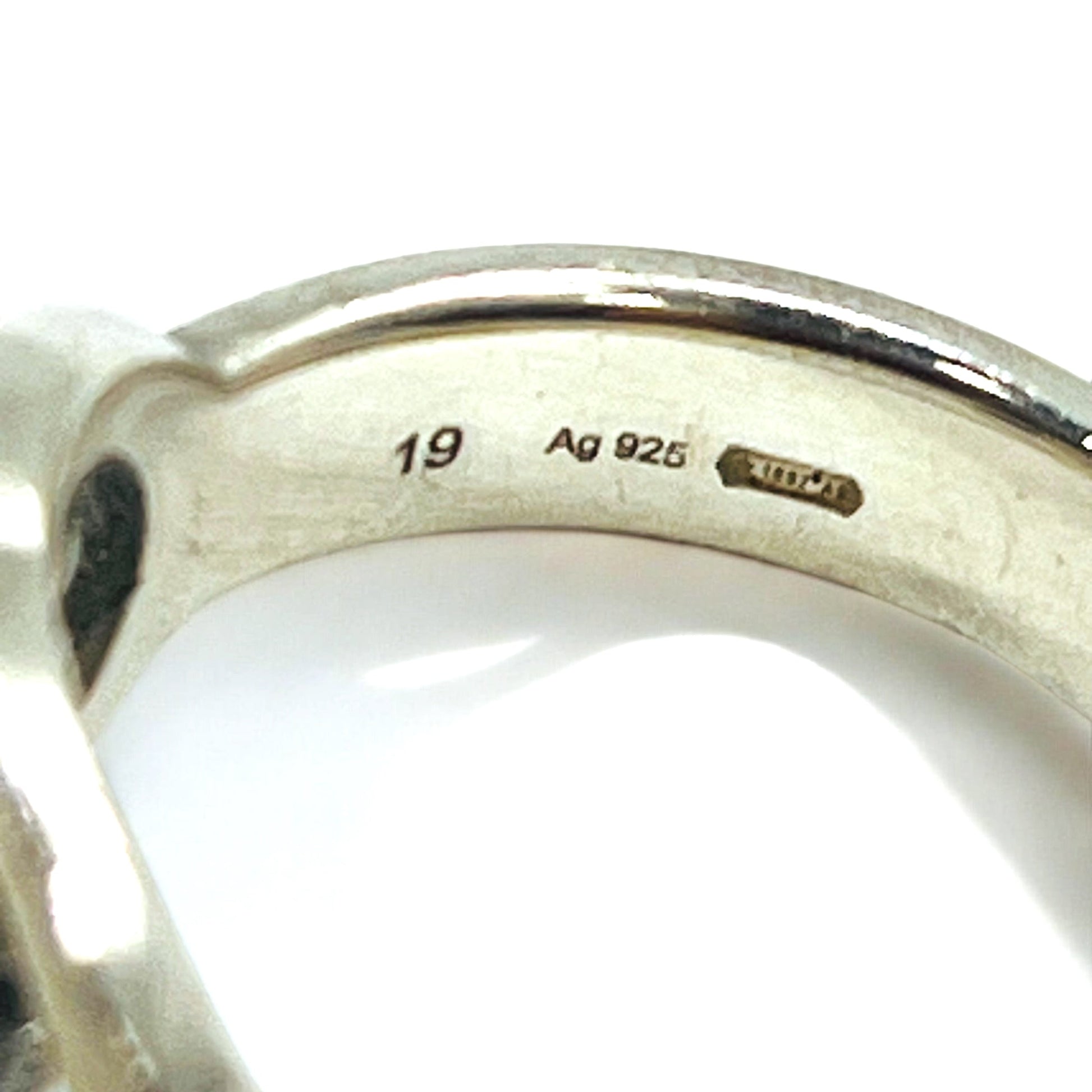 GUCCI Made in Italy Anello con Interlocking G Misura 18 Argento SV925