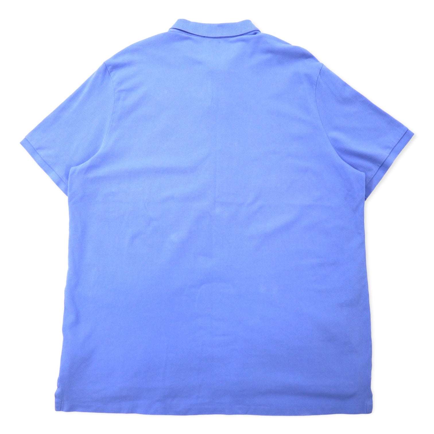 POLO RALPH LAUREN Polo XXL blu in cotone piqué CLASSIC FIT con piccolo pony ricamato, taglia grande