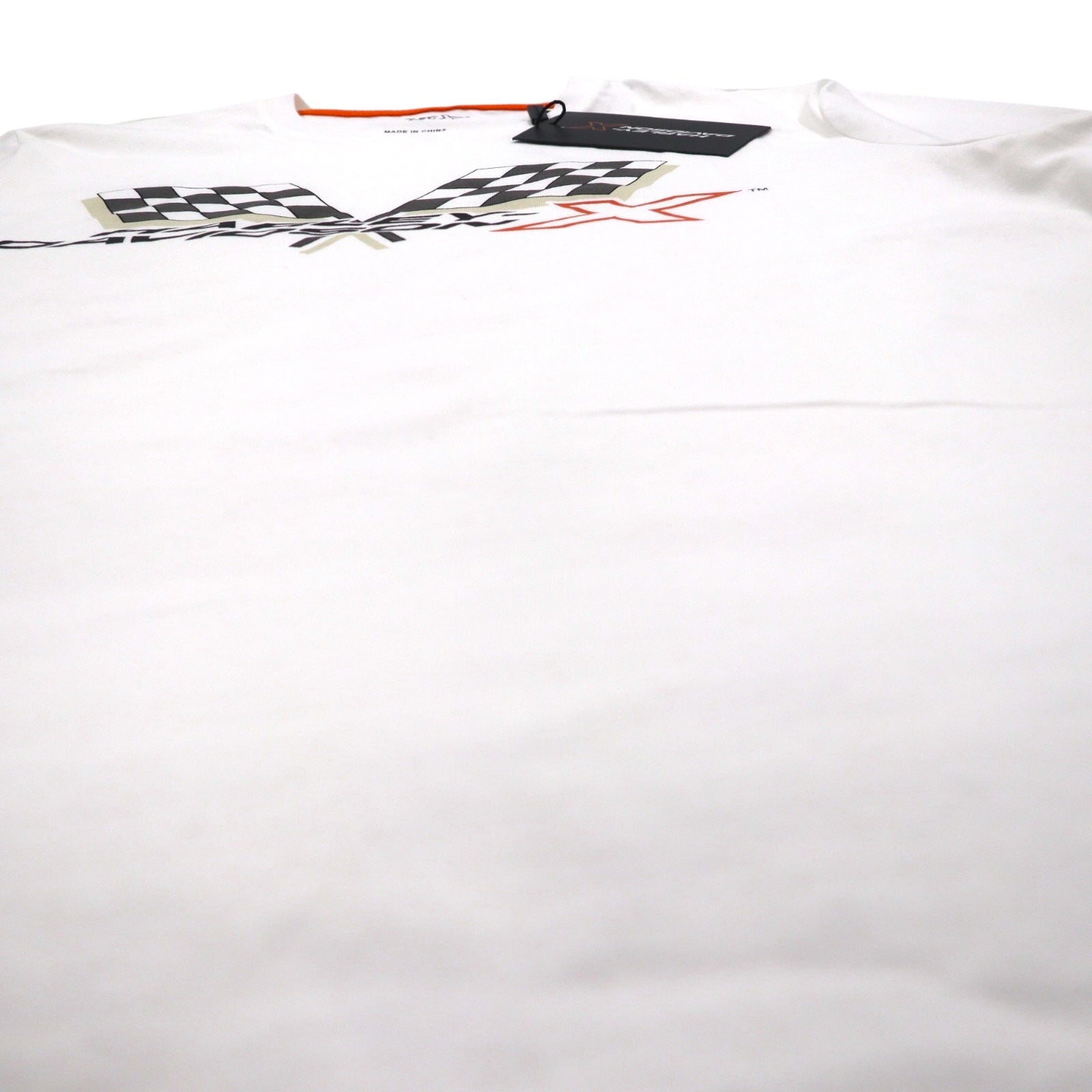 T-shirt HARLEY DAVIDSON stampa a scacchi 2XL bianca cotone Nuovo