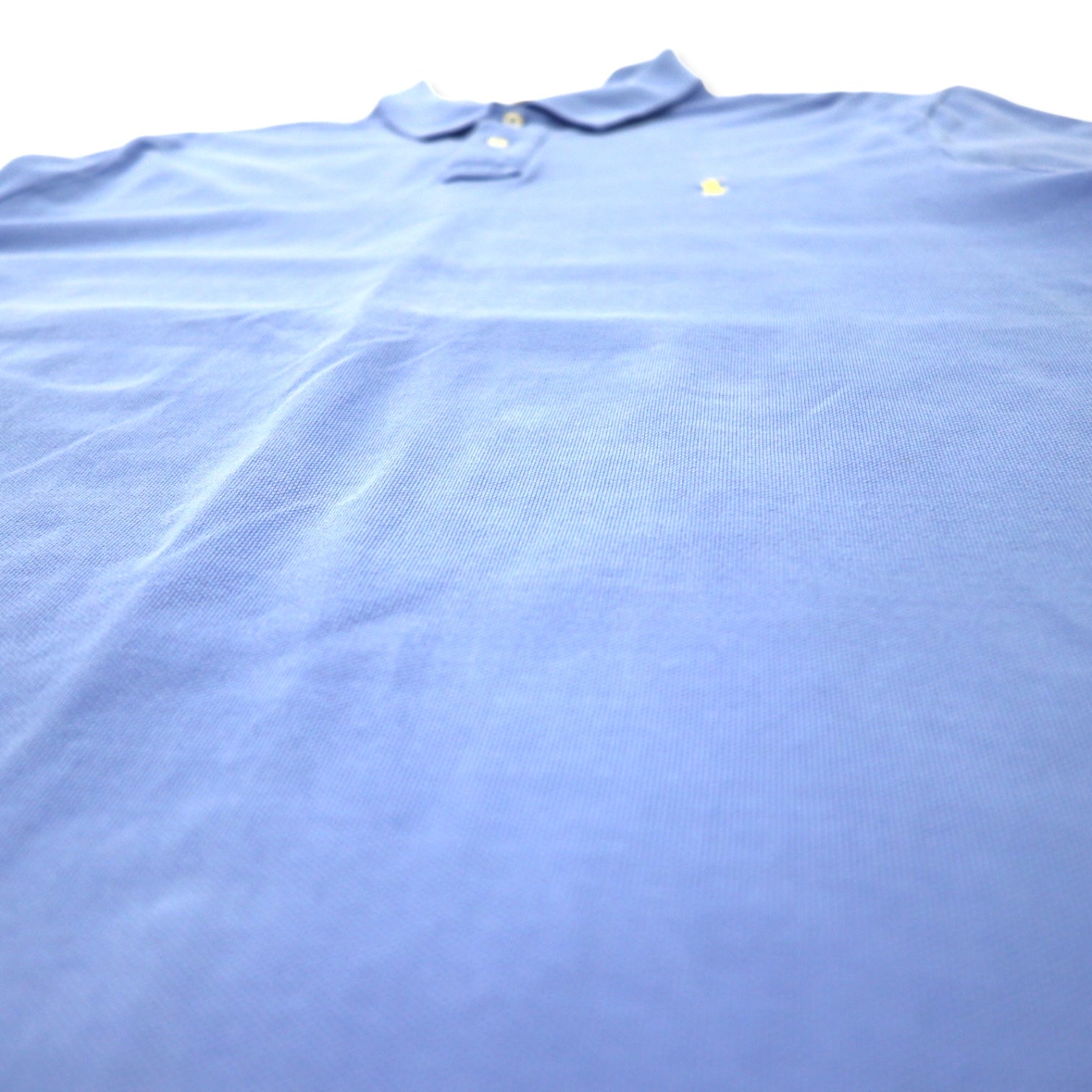 POLO RALPH LAUREN Polo XXL blu in cotone piqué CLASSIC FIT con piccolo pony ricamato, taglia grande