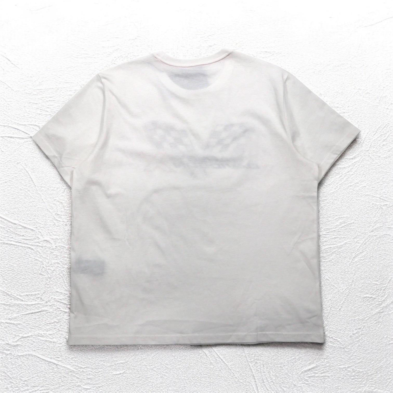 T-shirt HARLEY DAVIDSON stampa a scacchi 2XL bianca cotone Nuovo