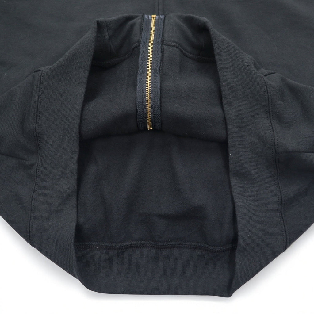 Carhartt フルジップパーカー XL ブラック 裏起毛 DELTA 刺繍 MIDWEIGHT HOODED ZIPFRONT SWEAT K122 メキシコ製 未使用品