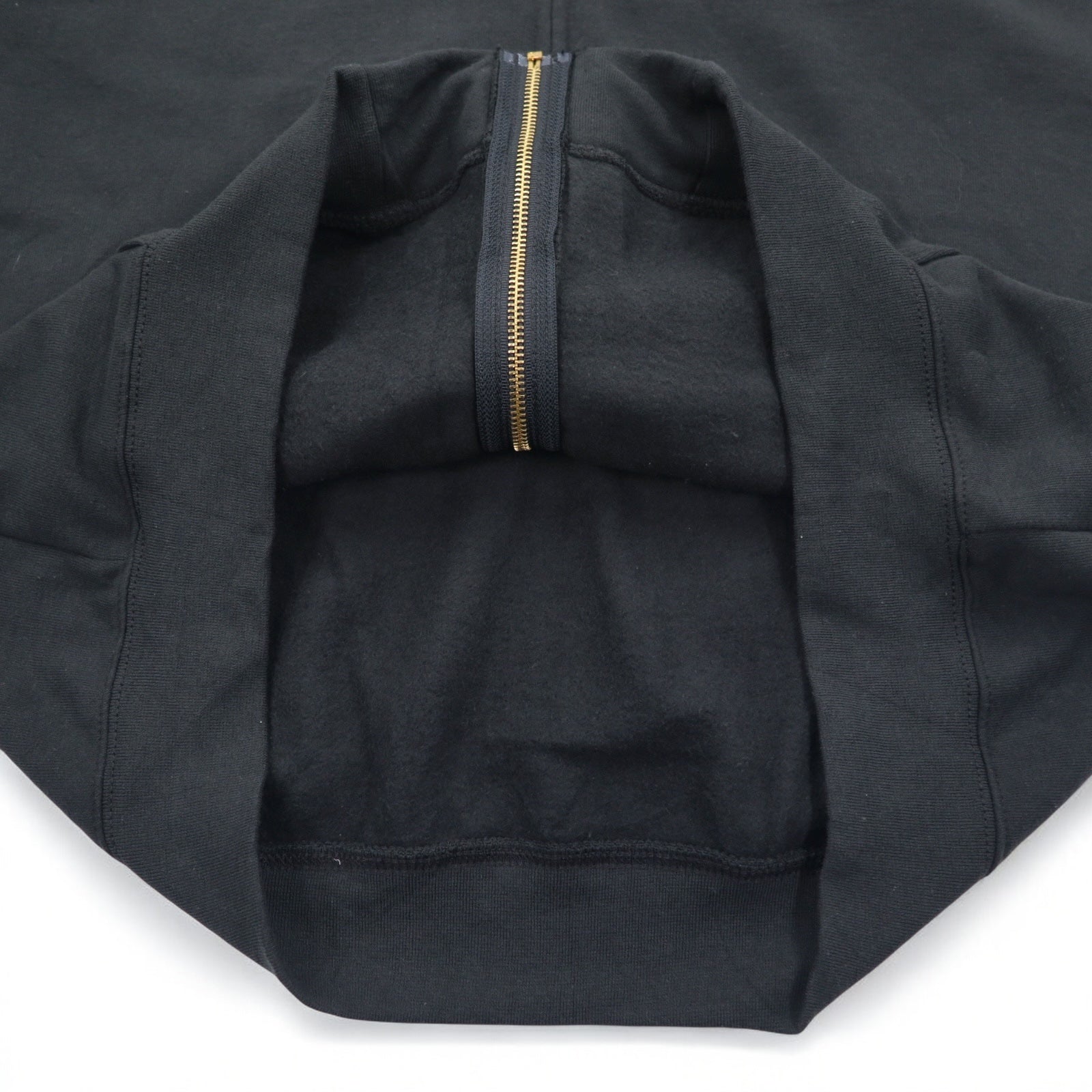 Carhartt felpa con cappuccio full zip XL nera, interno felpato, ricamo DELTA, MIDWEIGHT HOODED ZIPFRONT SWEAT K122, made in Messico, nuovo senza etichette