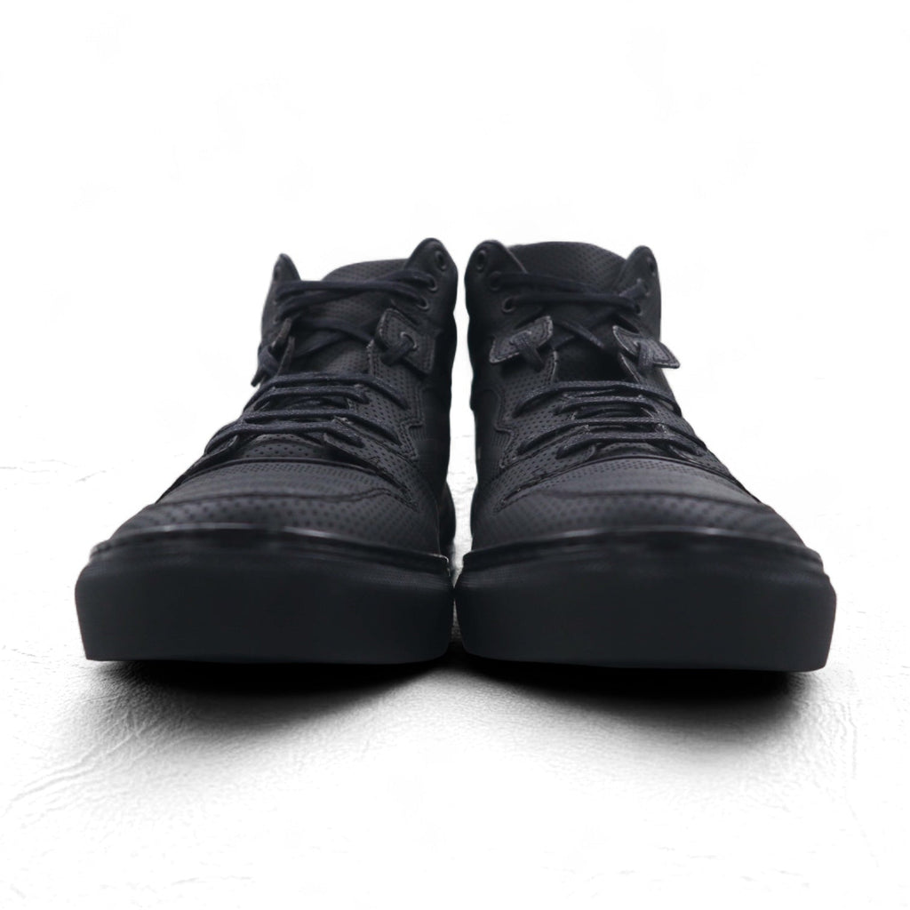 BALENCIAGA Monochrome High sneakers 27cm black pelle traforata Perforated High 373406 Made in Spain Nuovo con etichette