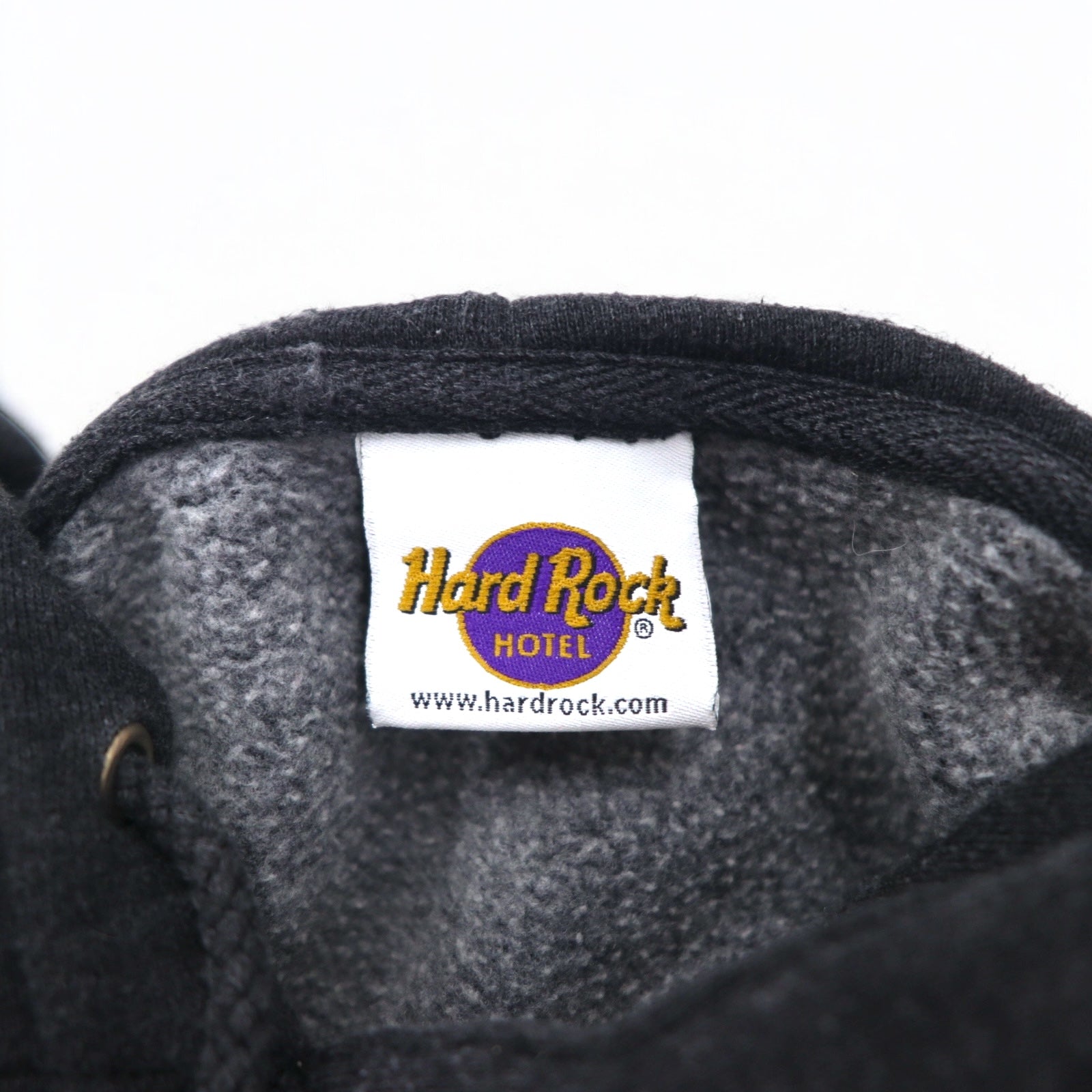 Hard Rock HOTEL Anni '90 Logo Ricamato Pullover Hoodie XXL Grigio PUNTA CANA