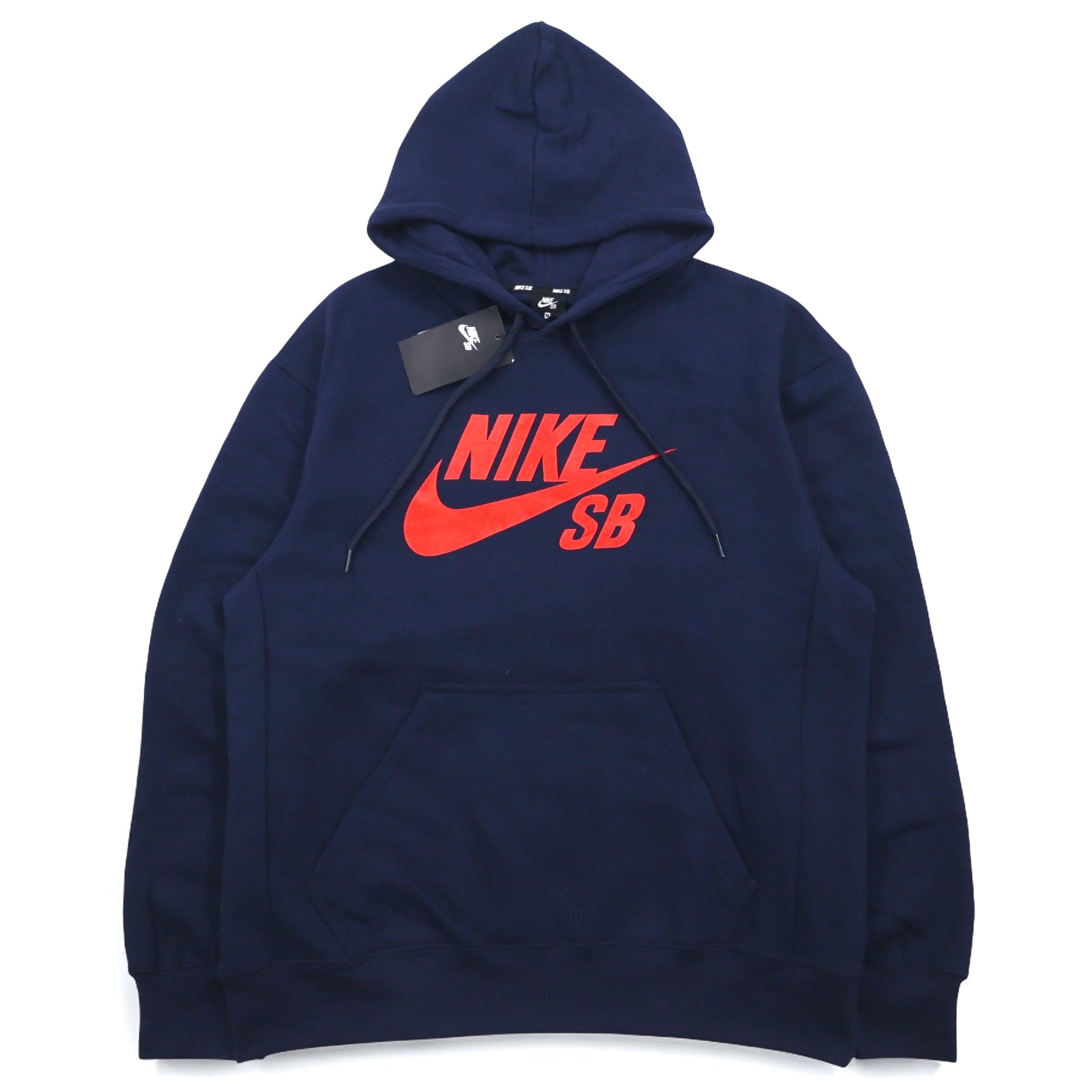 NIKE SB Icon Pullover Essential Hoodie M Blu navy Icon Hoody AJ9733-451 Prodotto in Pakistan Nuovo
