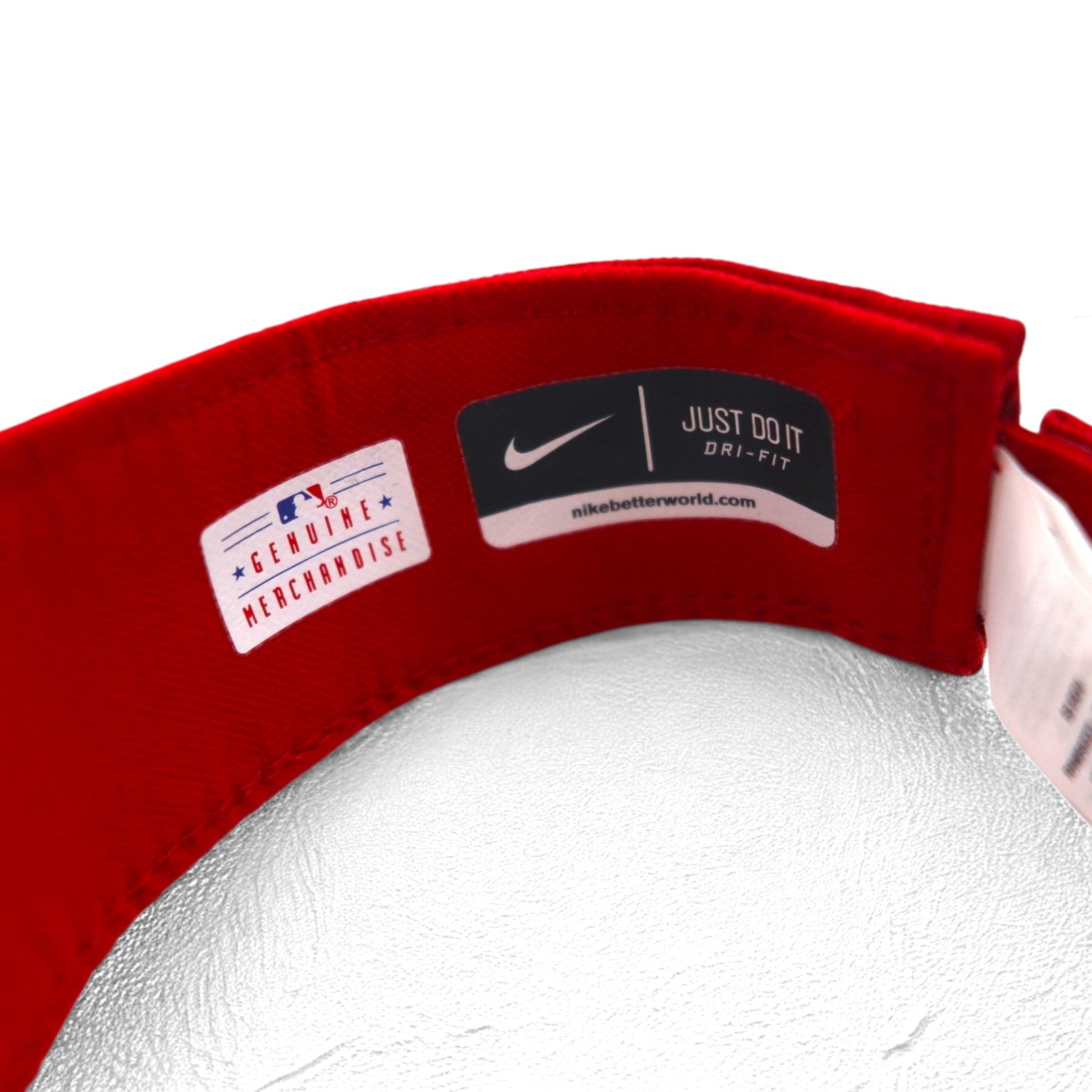 NIKE Dri-FIT Visiera da Baseball FREE Rosso MLB Los Angeles Angels Swoosh