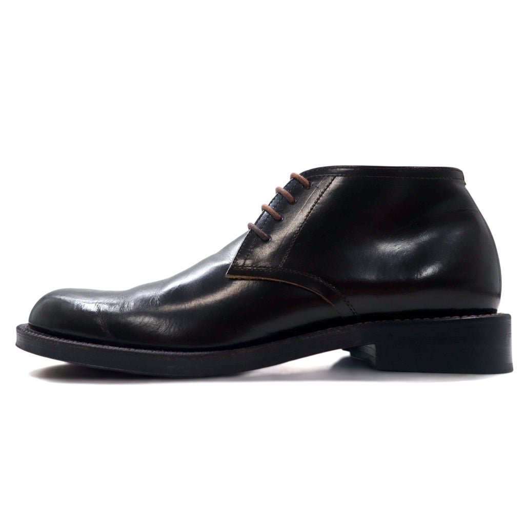tricot COMME des GARCONS stivali chukka 23,5 cm marrone pelle made in Japan