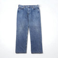 Levi's Anni '90 USA 501 Jeans L Indigo Blu Chiusura a bottoni 5010114